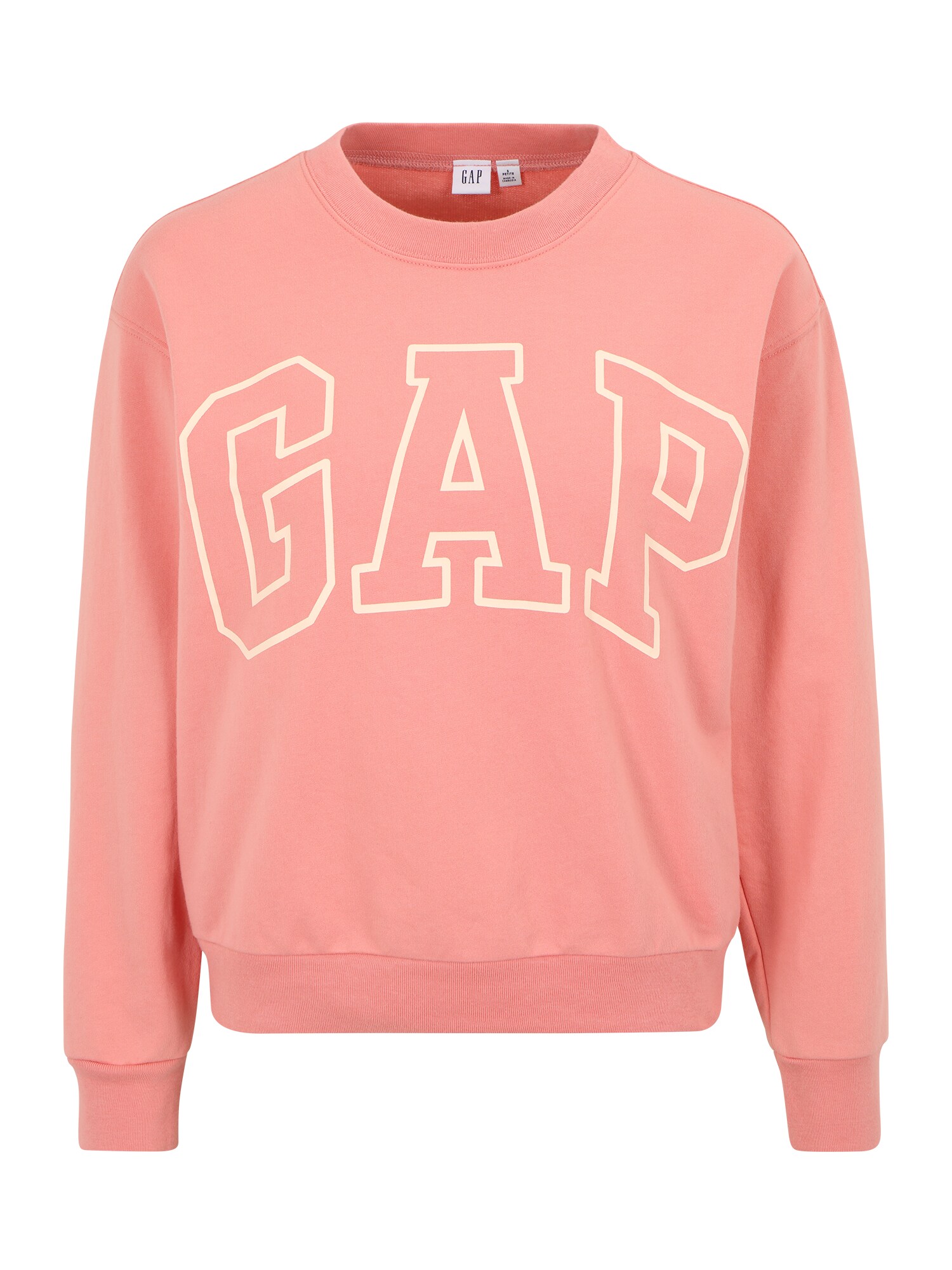 Gap Petite Megztinis be užsegimo 'CREW' rožinė / smėlio spalva