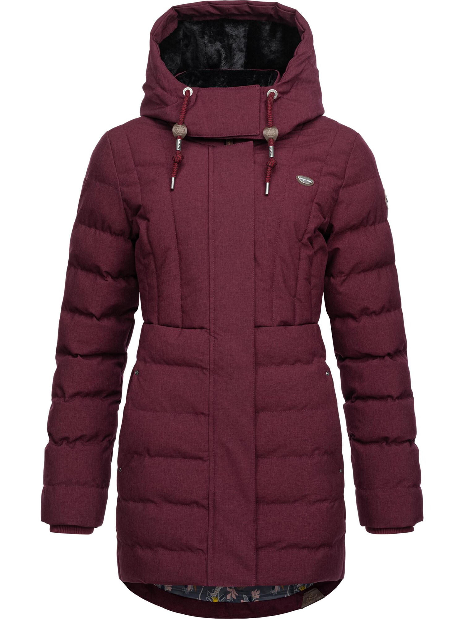 Ragwear Palton de iarnă Ashanta  roșu vin