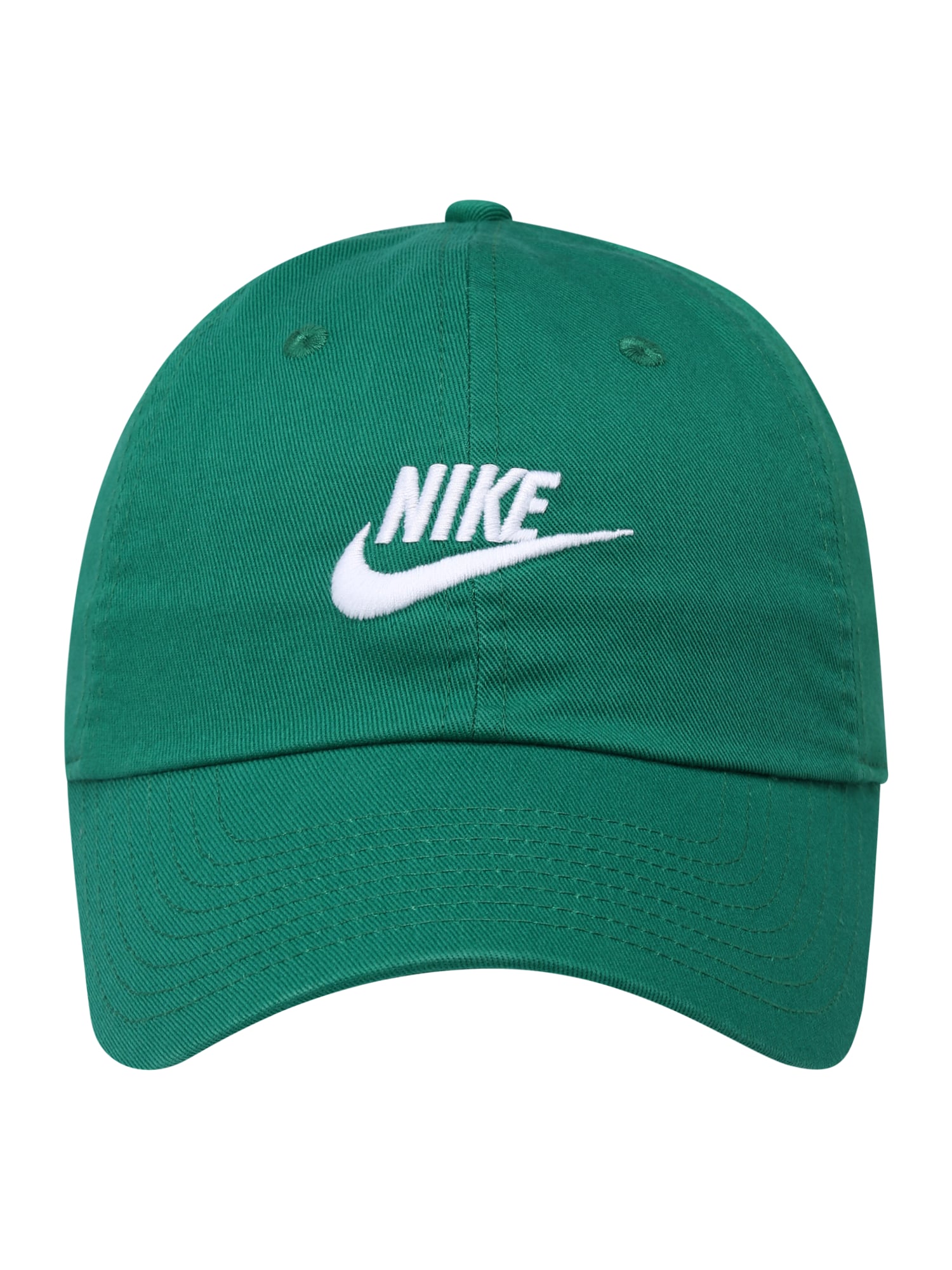 Nike Sportswear Шапка с козирка  елхово зелено / бяло