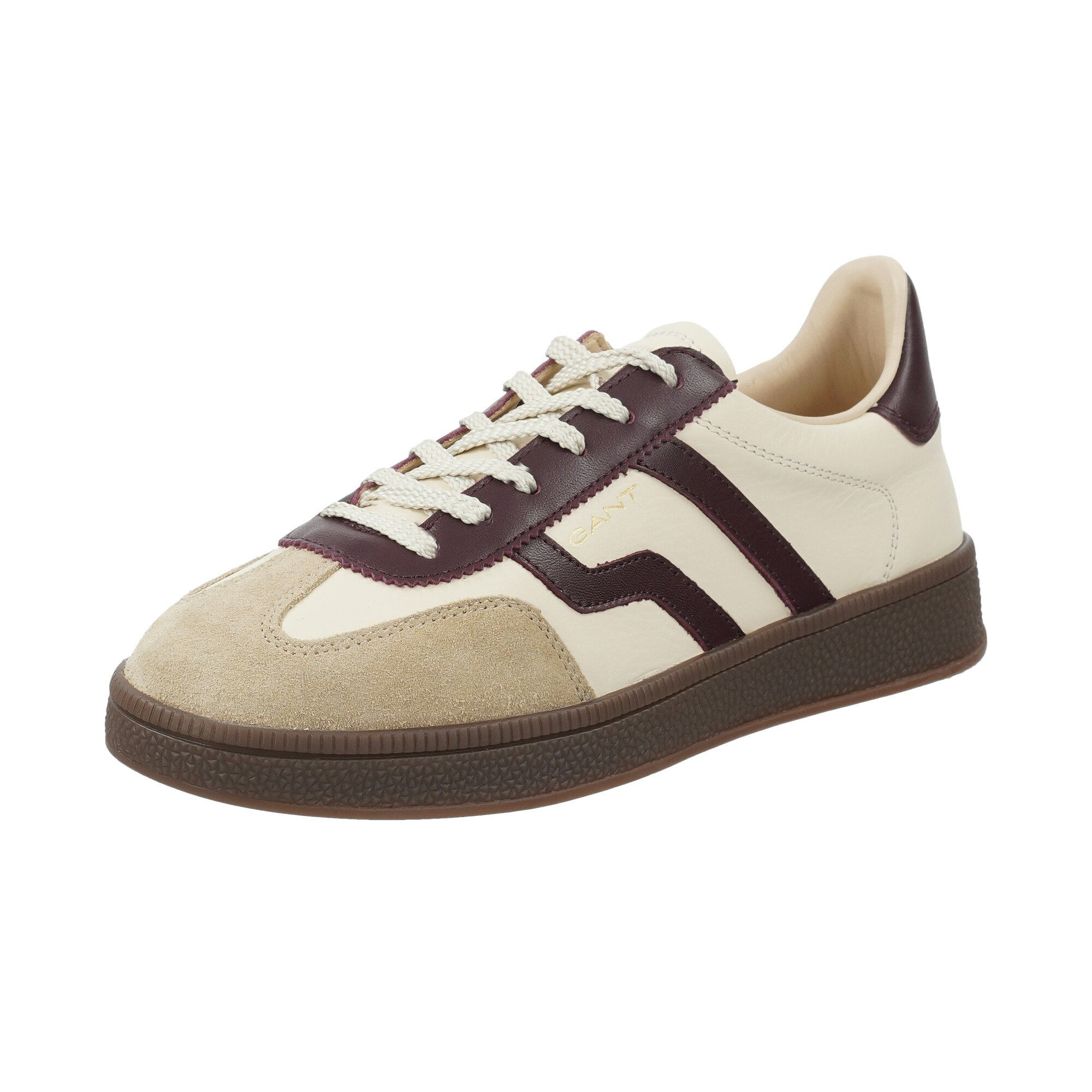 GANT Sneaker low Cuzima crem / nisipiu / roșu bordeaux