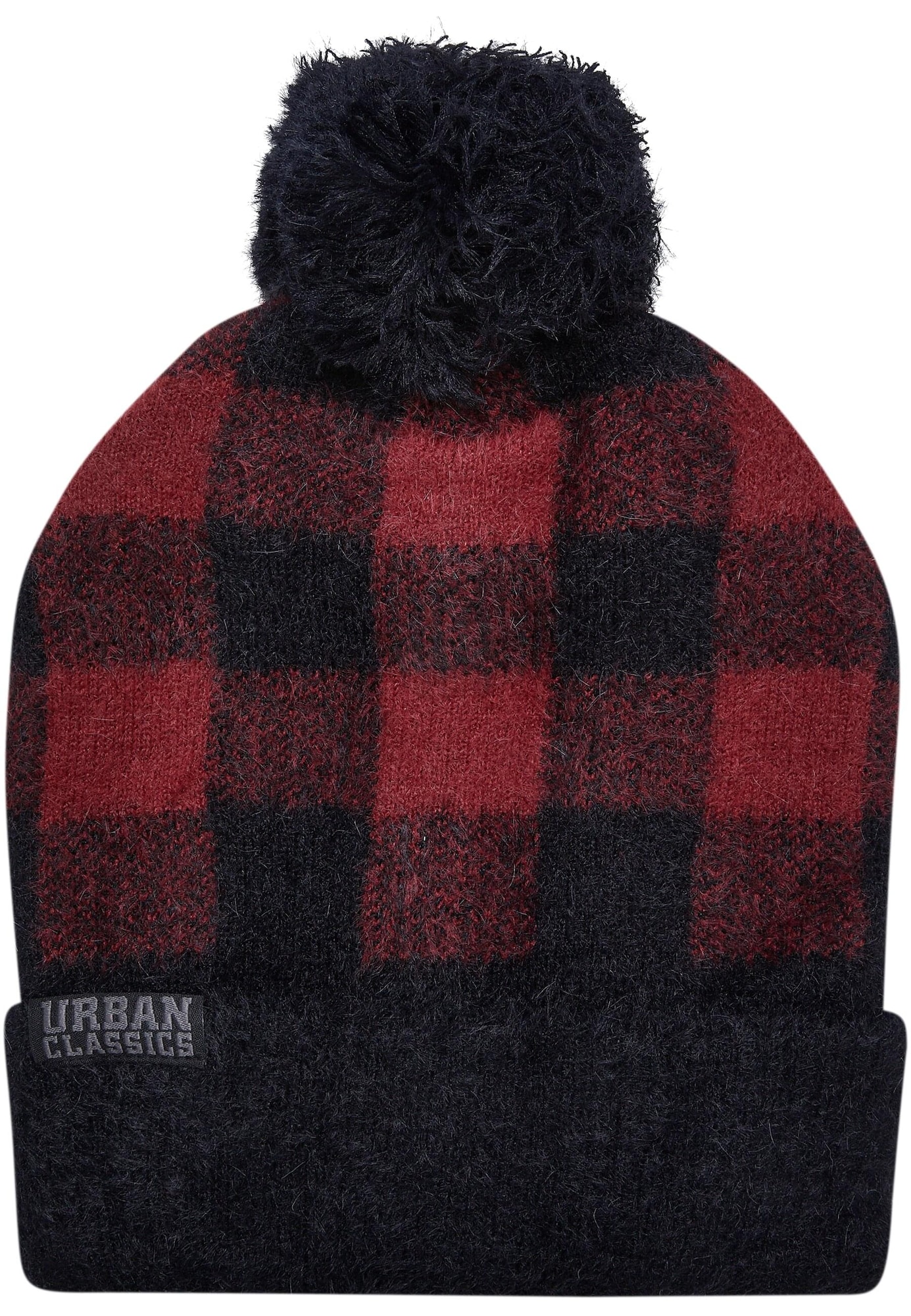 Urban Classics Căciulă  rubiniu / negru