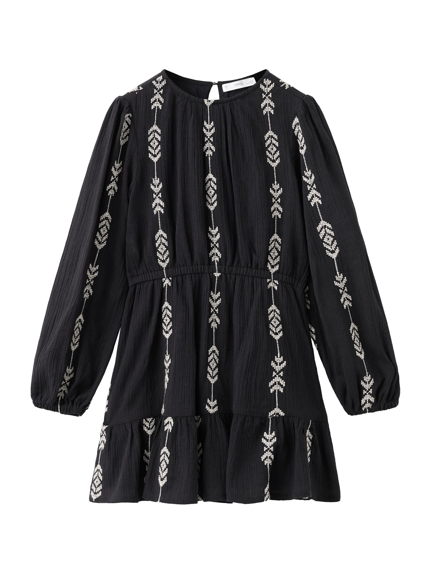 MANGO KIDS Rochie India  gri deschis / negru