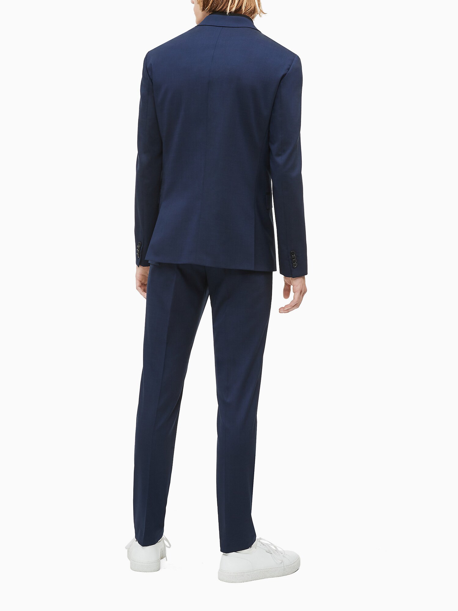 Calvin Klein Chaqueta tipo saco para negocios  azul oscuro – imagen 4