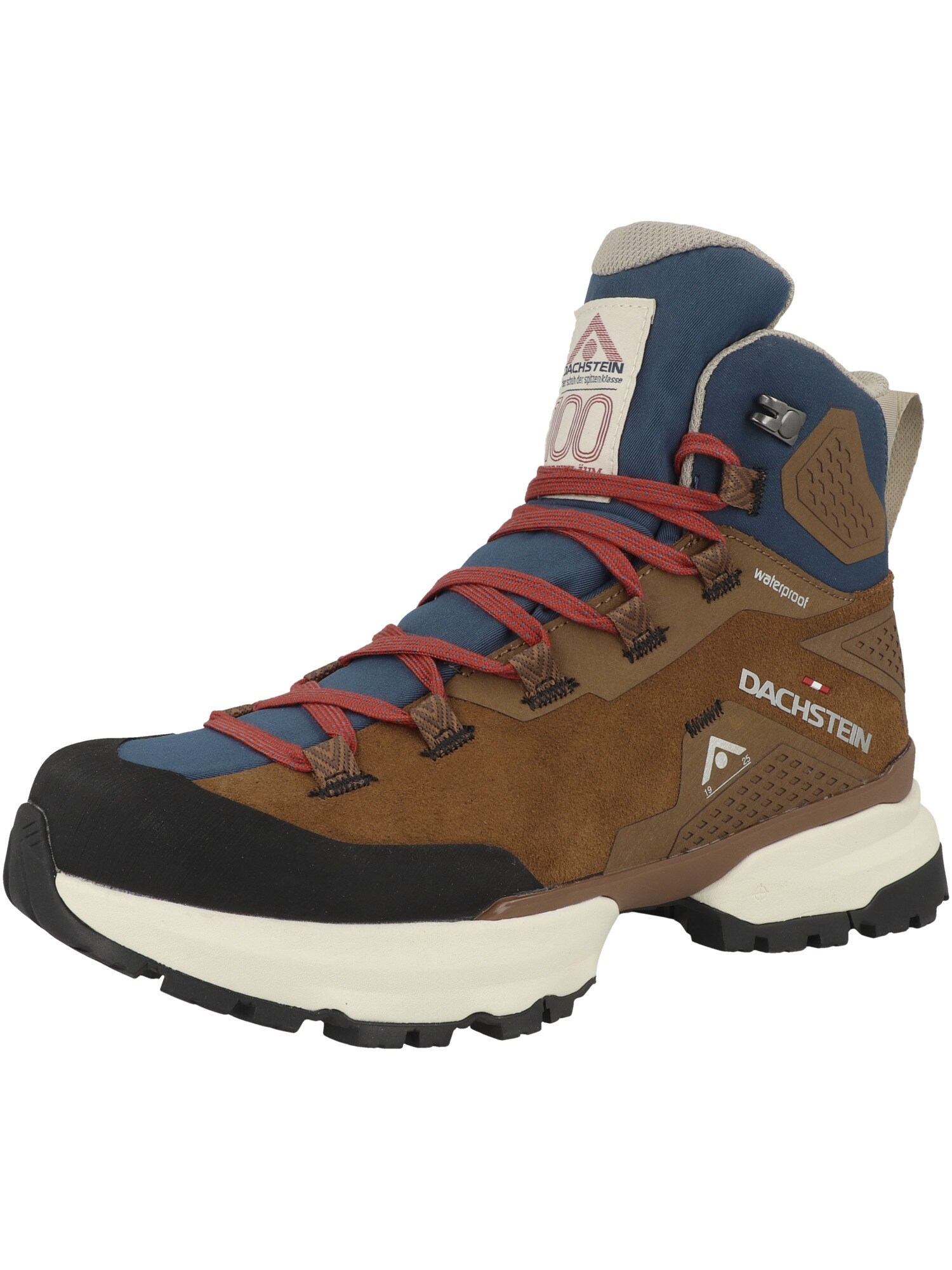 Dachstein Zapatillas deportivas altas azul / marrón / rojo oscuro
