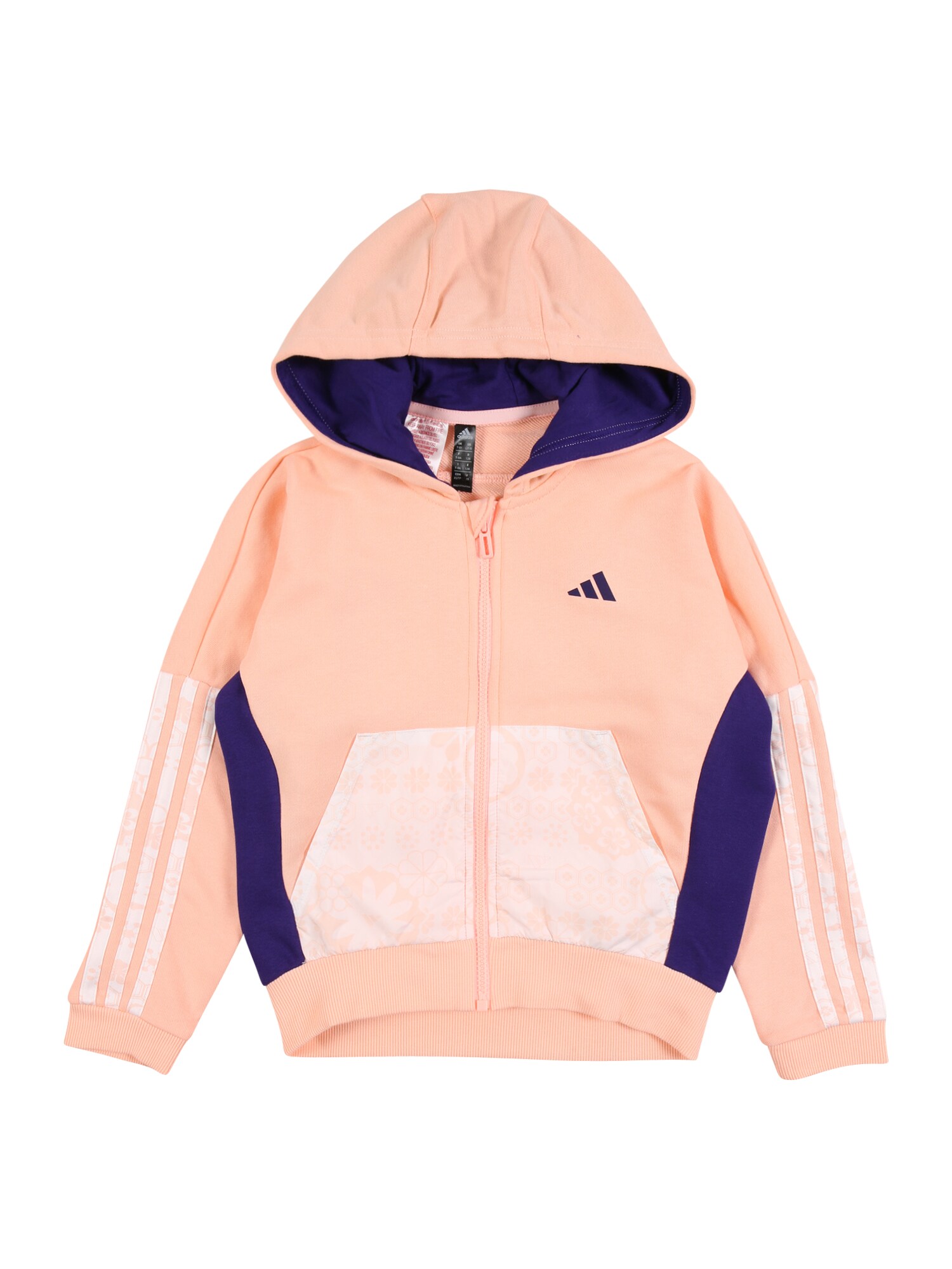 ADIDAS PERFORMANCE Sportinis džemperis  rožinė / balta / rausvai violetinė spalva