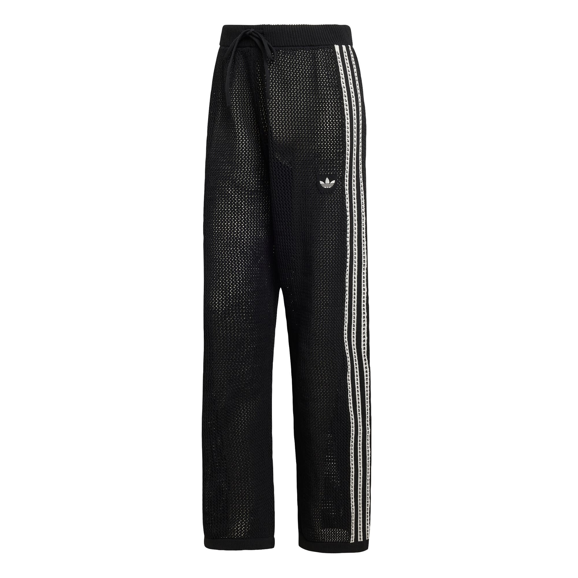 ADIDAS ORIGINALS Nohavice 'Firebird'  čierna / biela