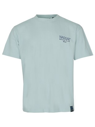 NASSAU Beach Club Shirt Lichtblauw / Donkerblauw