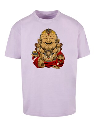 F4NT4STIC Shirt ‘Happy Cyber Buddha CYBERPUNK STYLES’ Sering / Gemengde kleuren