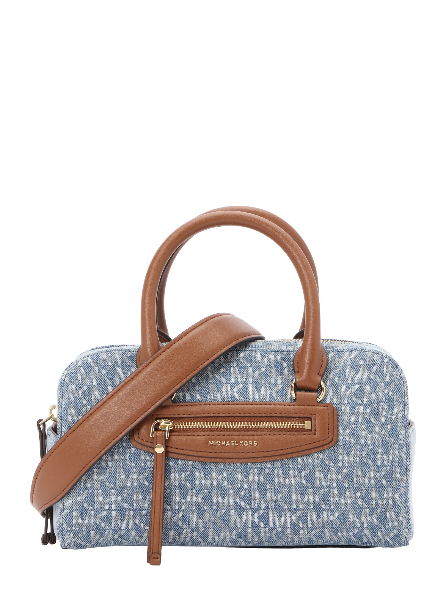 MICHAEL Michael Kors Poșete  albastru deschis / maro coniac