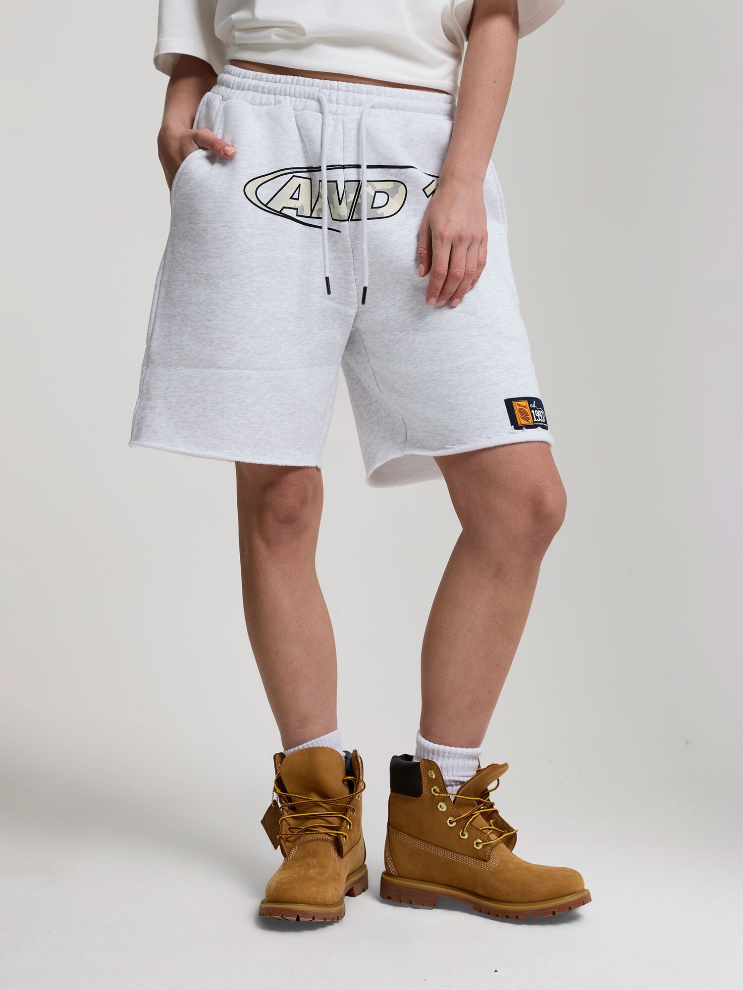 AND1 Pantalón  antracita / gris claro – imagen 4