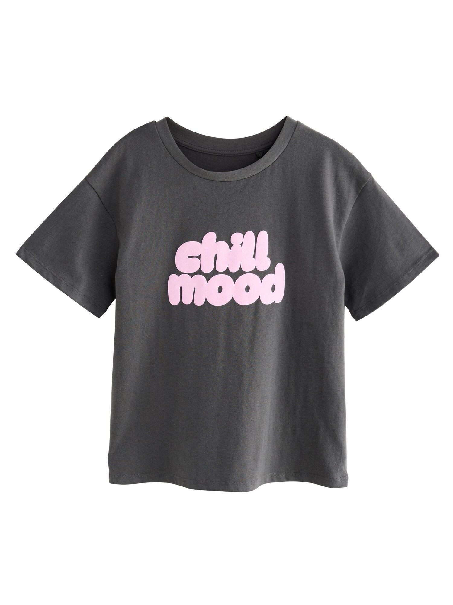 Next Tricou  gri închis / roz