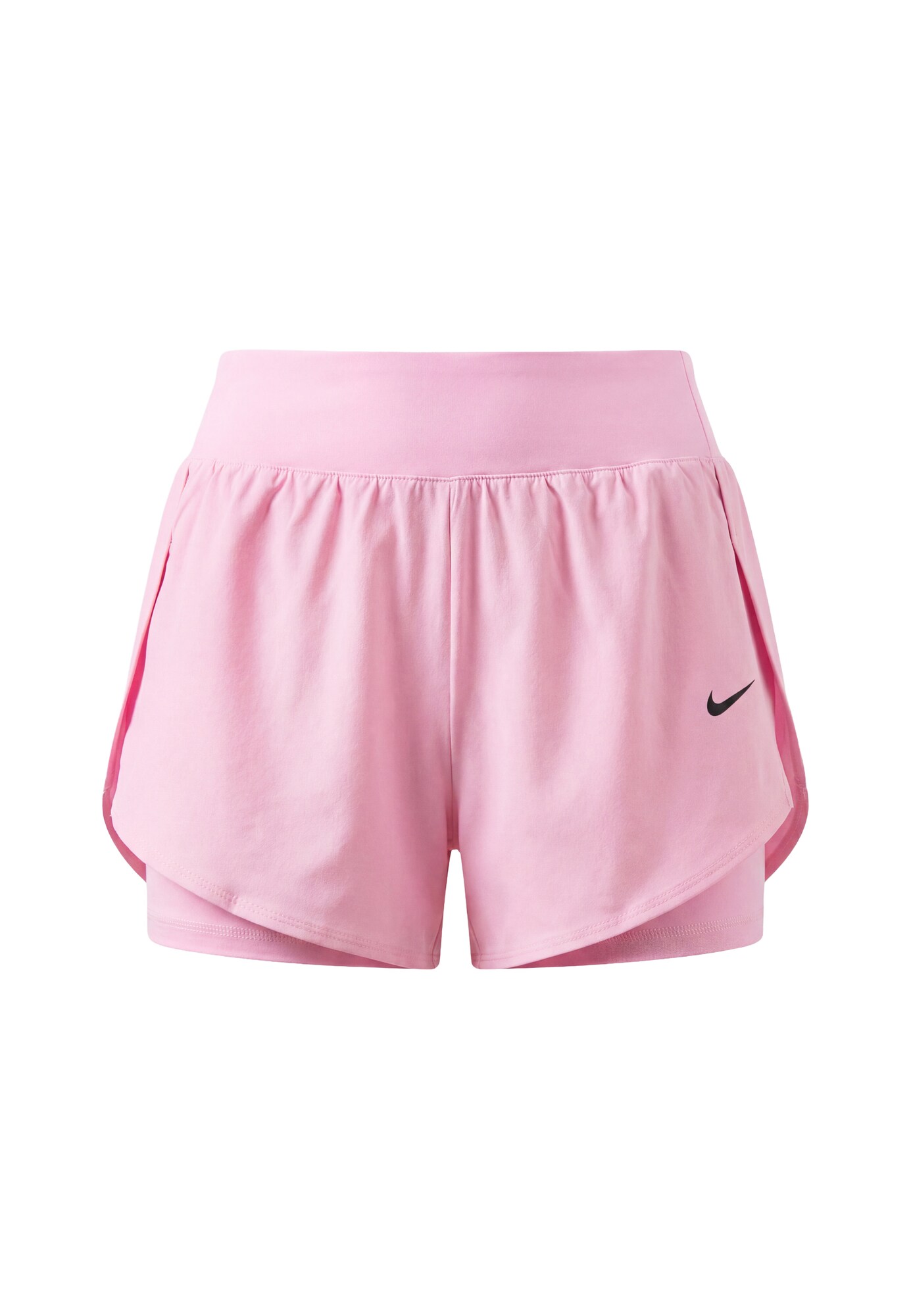 NIKE Pantaloni sport roz pal / negru
