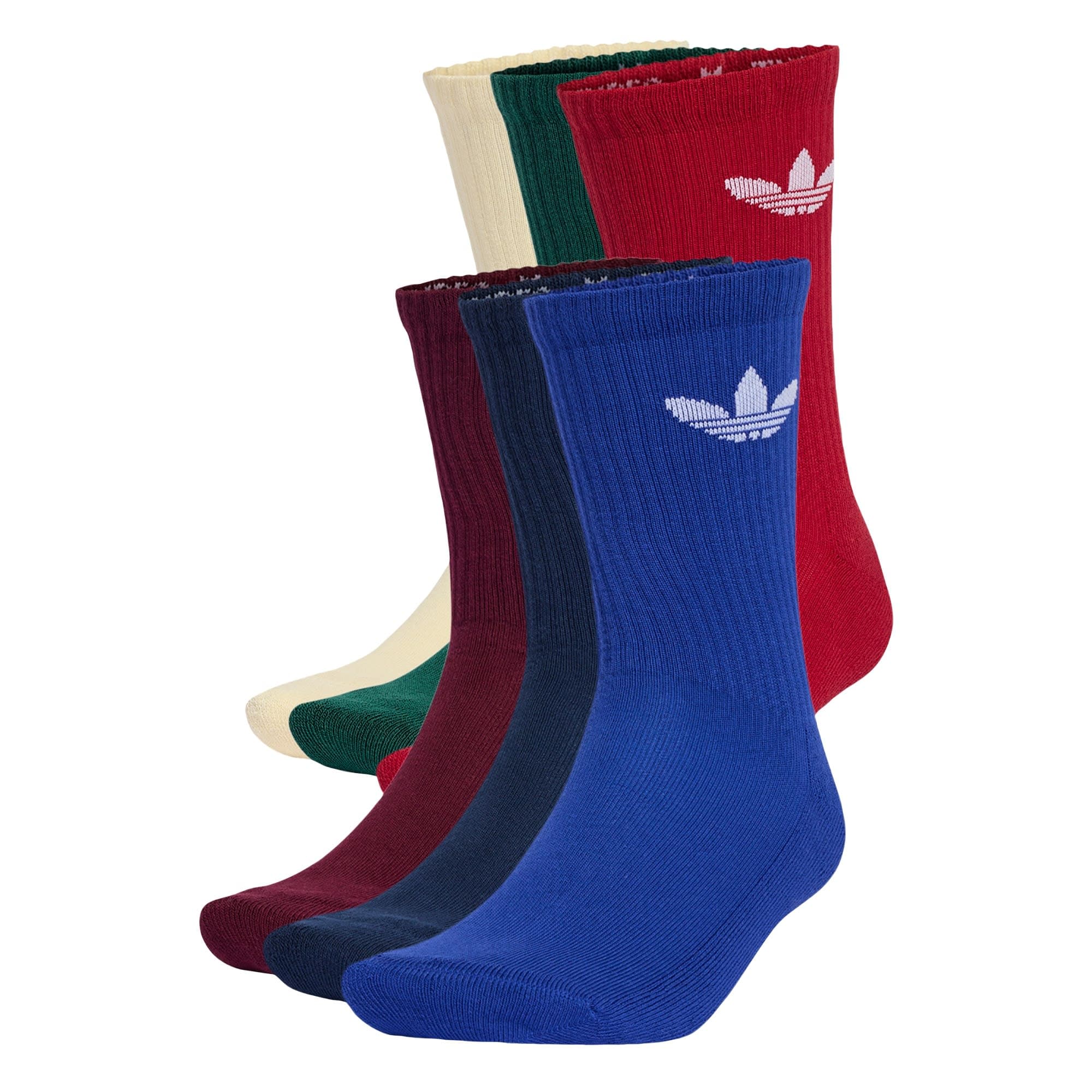 ADIDAS ORIGINALS Șosete Trefoil Cushion bej / albastru / bleumarin / verde închis / roșu / roșu bordeaux