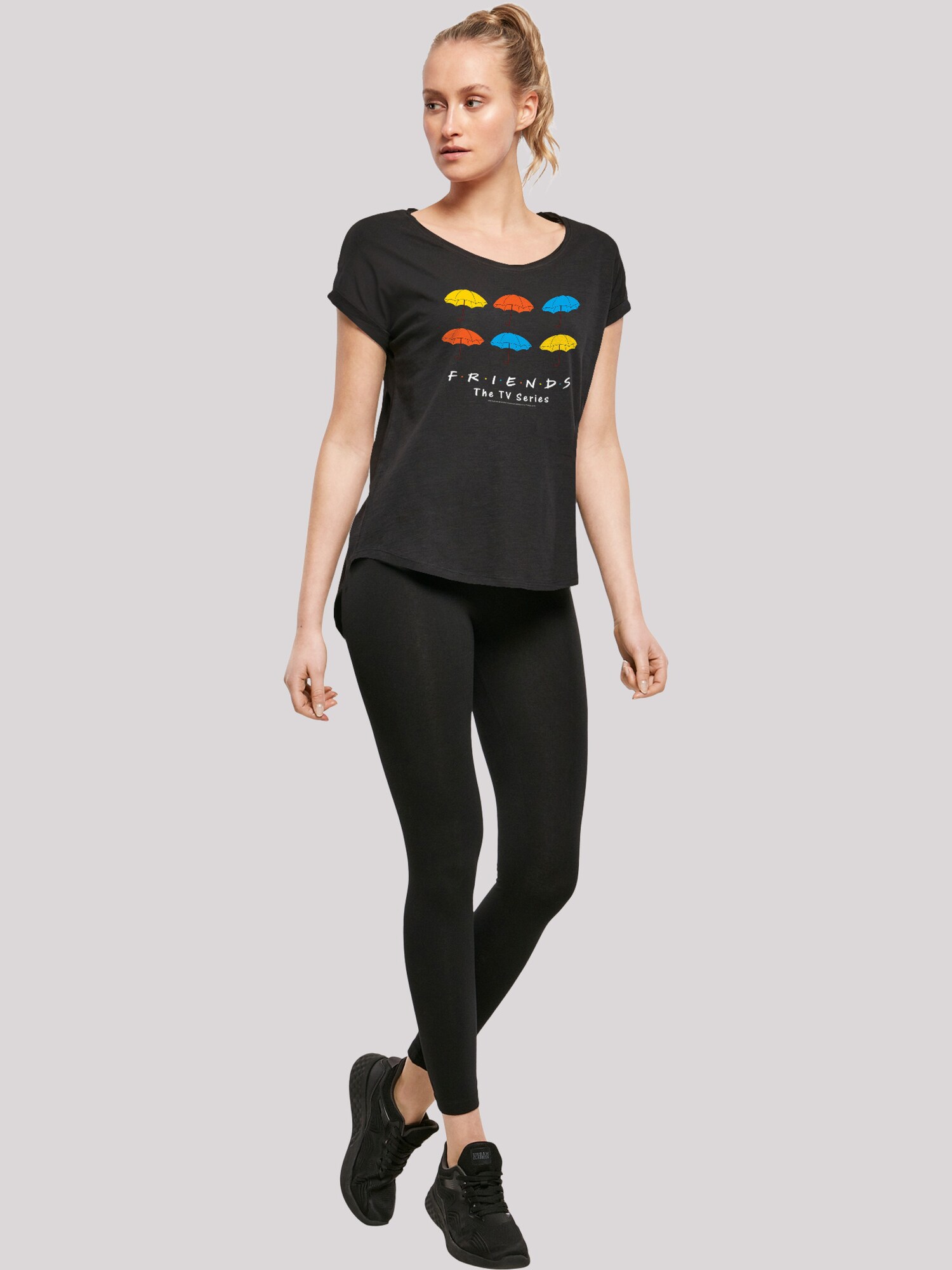 Thumbnail - T-Shirt 'Friends Coloured Umbrellas'