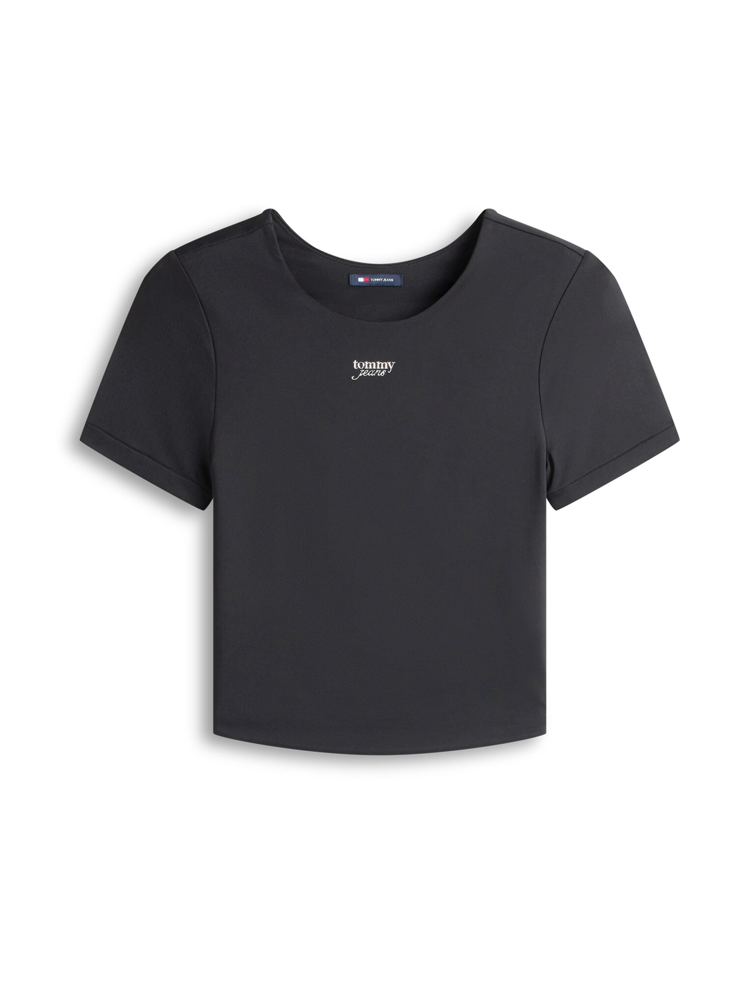Tommy Jeans Tricou  negru / argintiu