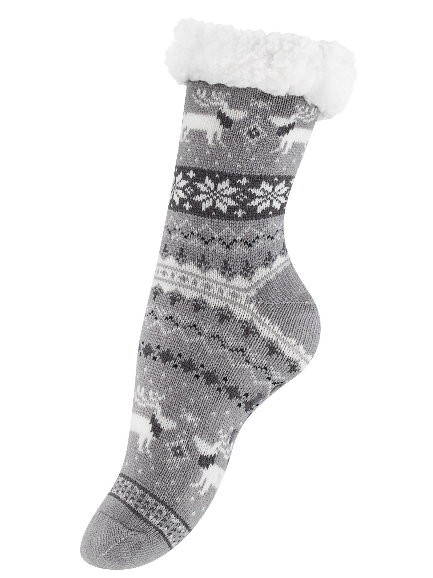 Yenita Calcetines  gris / gris oscuro / offwhite