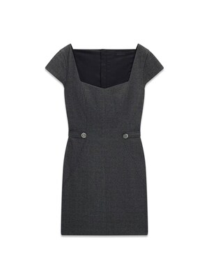 GUESS Vestido 'W6BK39K6287'  gris oscuro