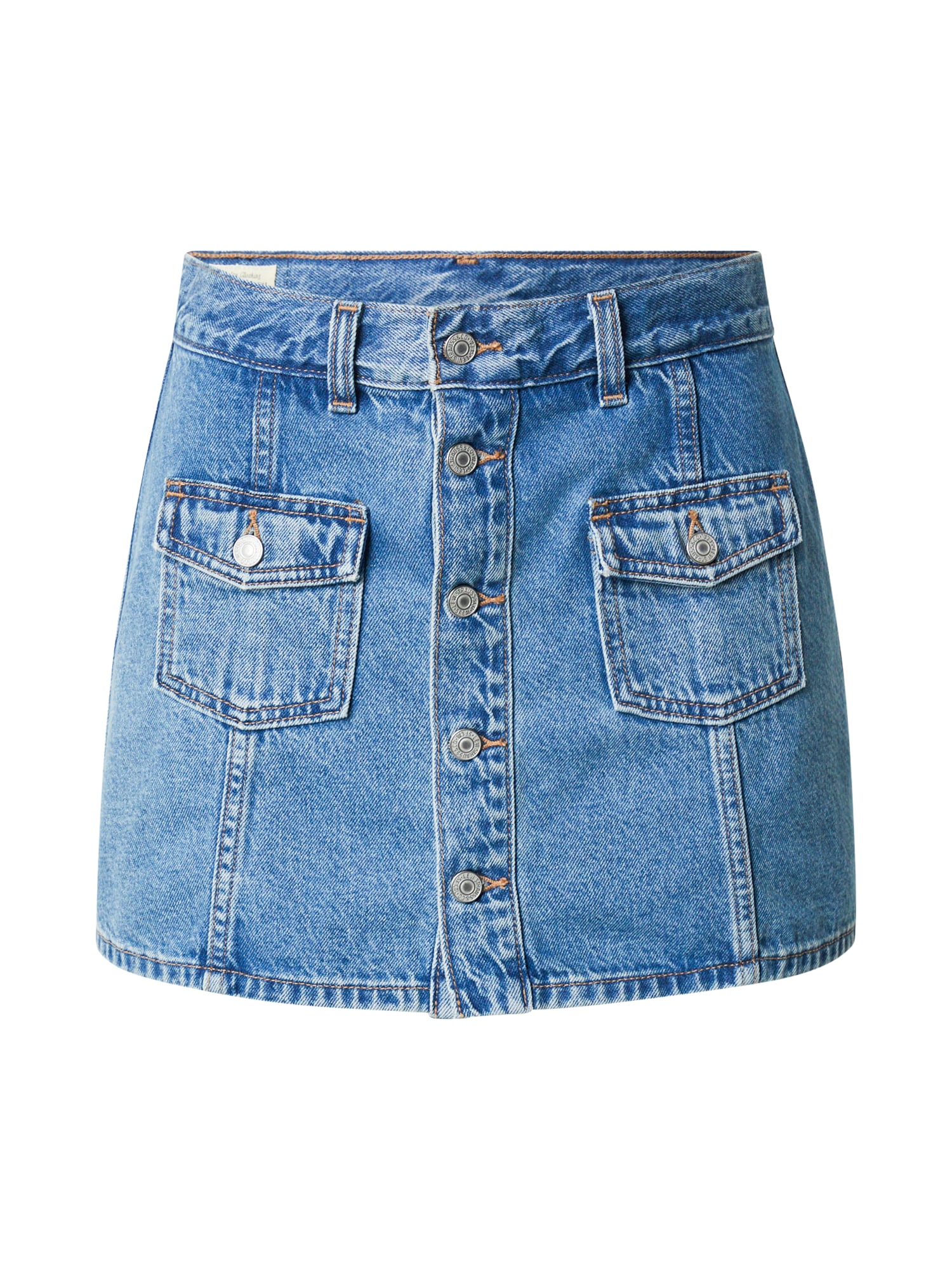 LEVIS ® Fustă Button Front Skort  albastru denim