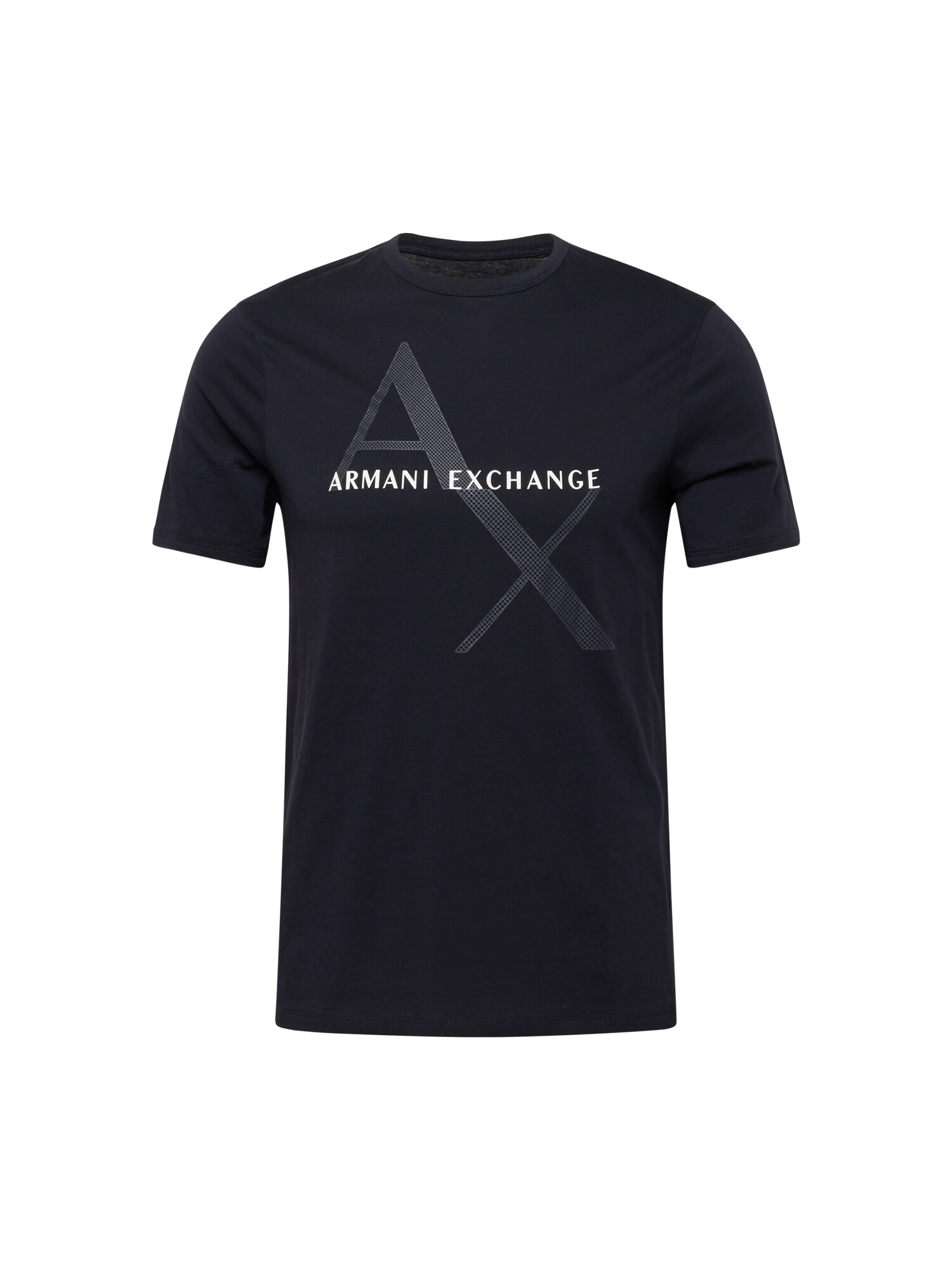 ARMANI EXCHANGE Tričko  tmavomodrá / biela