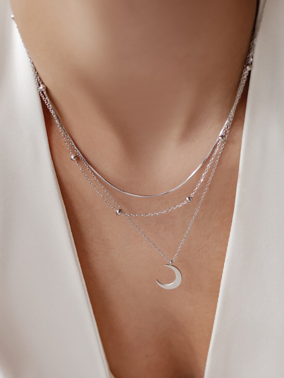 Halsband 'Mond Set'