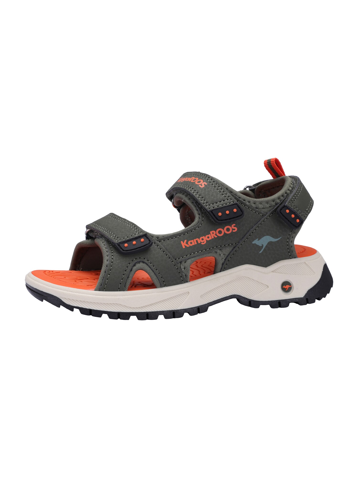 KangaROOS Pantofi deschiși K-AS Ture  kaki / portocaliu homar