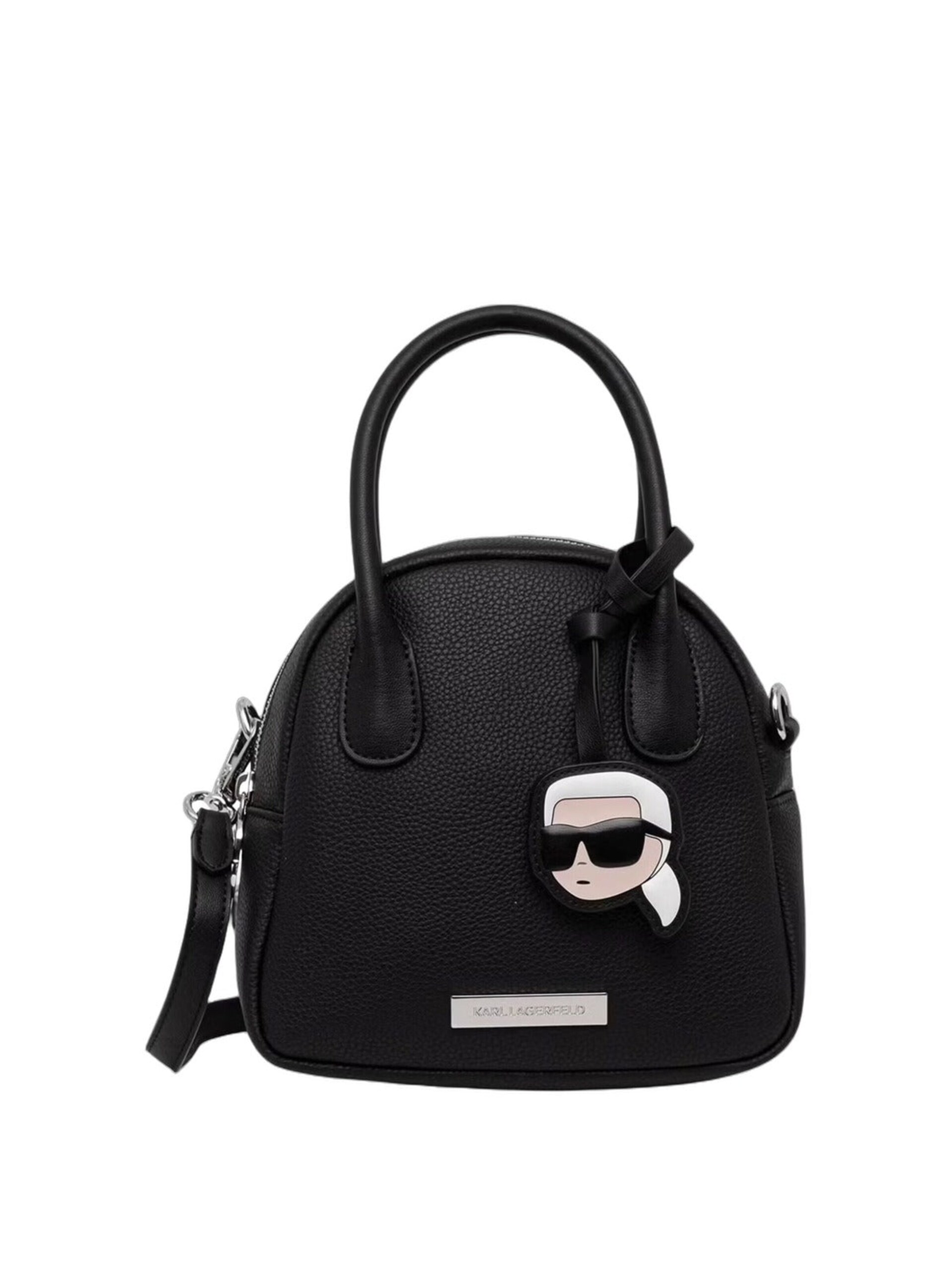 Karl Lagerfeld Handväska 'Karl Lagerfeld Sac Bandoulière Ikon Noir' dam