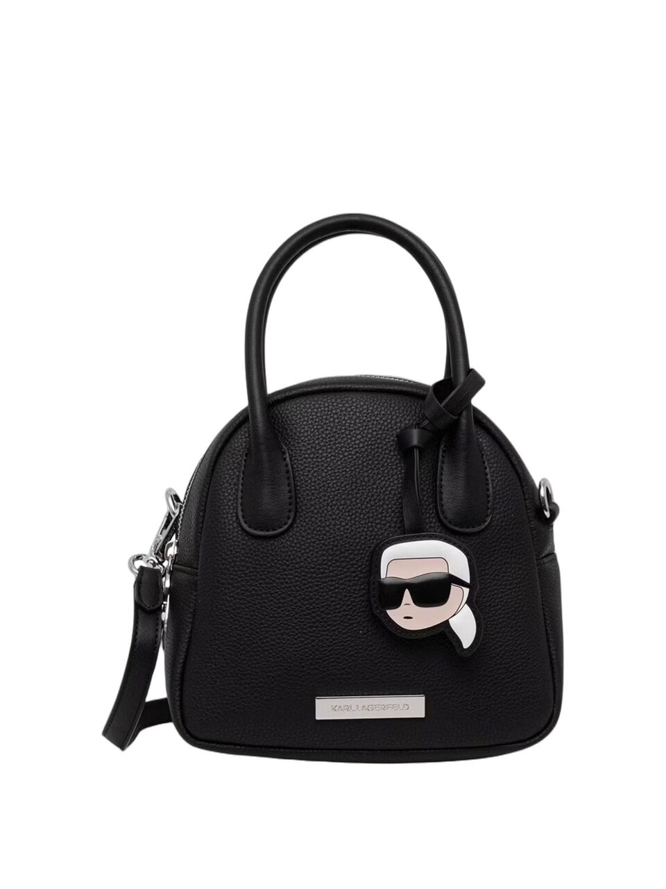 Handväska 'Karl Lagerfeld Sac Bandoulière Ikon Noir'