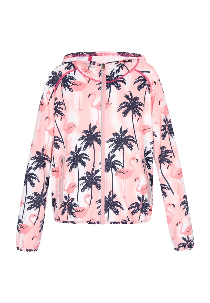 myMo KIDS Übergangsjacke Mädchen Größe 122 blau / rosé / weiß