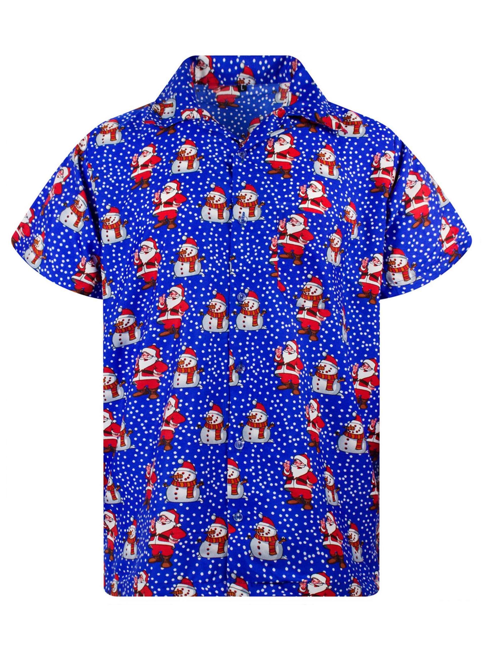 King Kameha Skjorta 'Christmas Santa Likes' herr