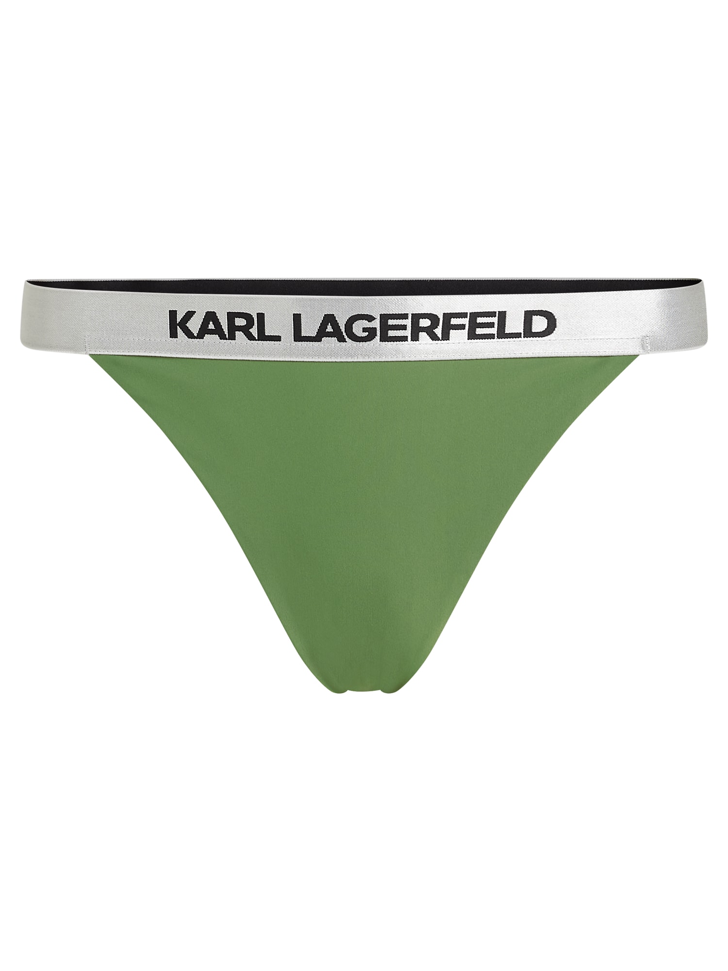 Karl Lagerfeld Bikini nadrágok  szürke / zöld / fekete