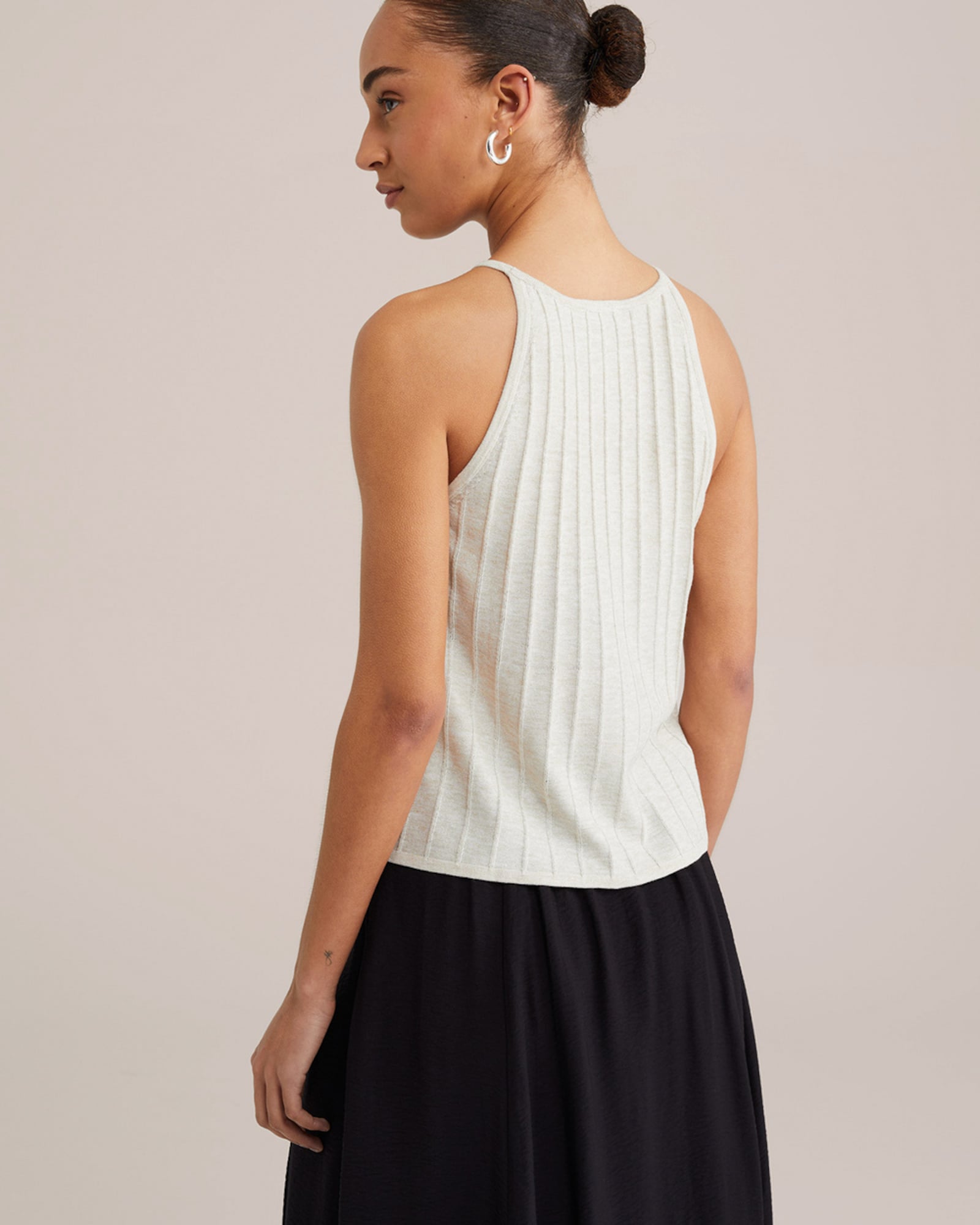 WE Fashion Top világos bézs termék 2. képe