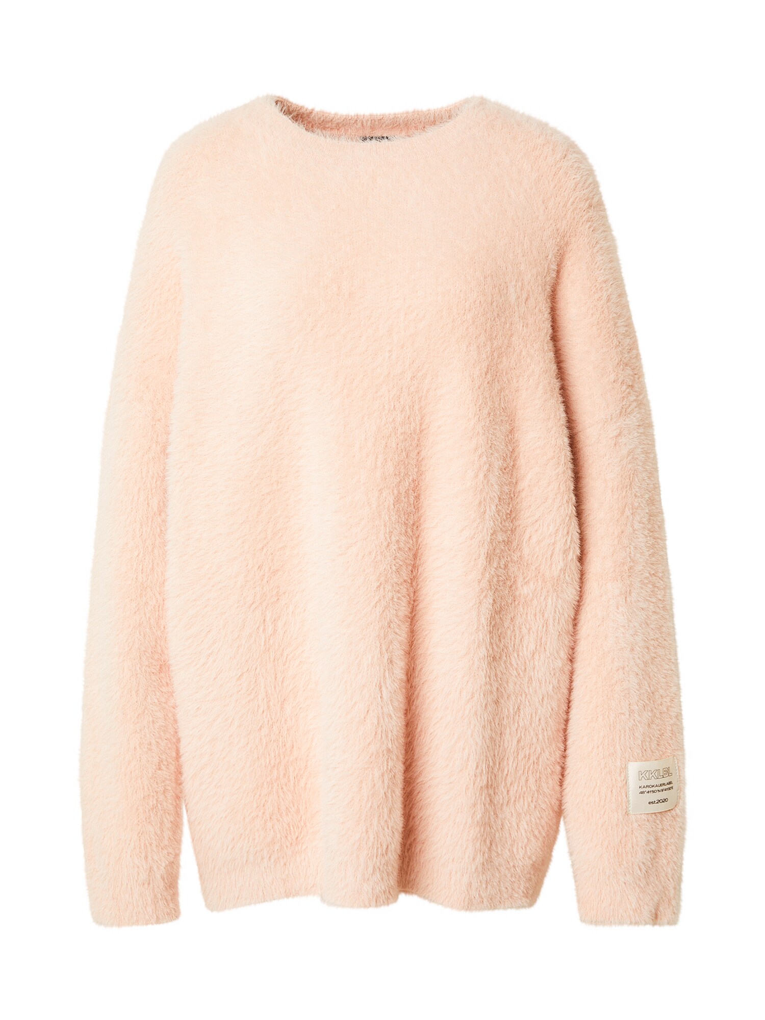 Karo Kauer Pulover Rose  ecru / rosé