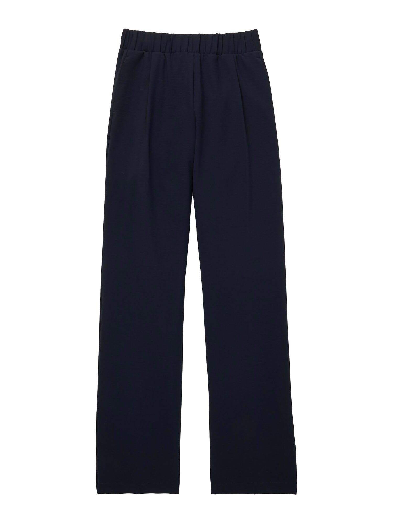 TOM TAILOR Pantaloni cu dungă  bleumarin