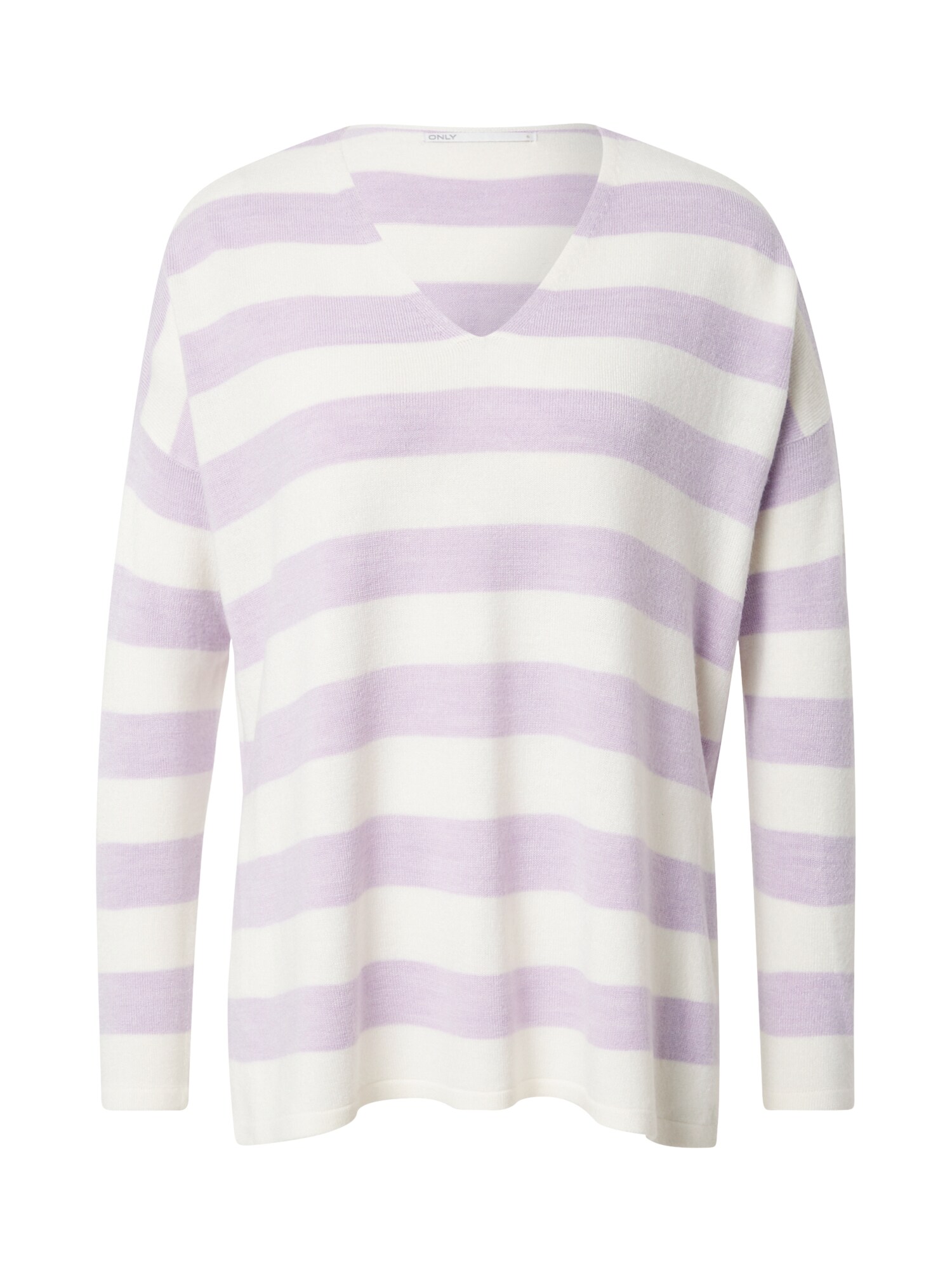 ONLY Megztinis  balta / šviesiai violetinė