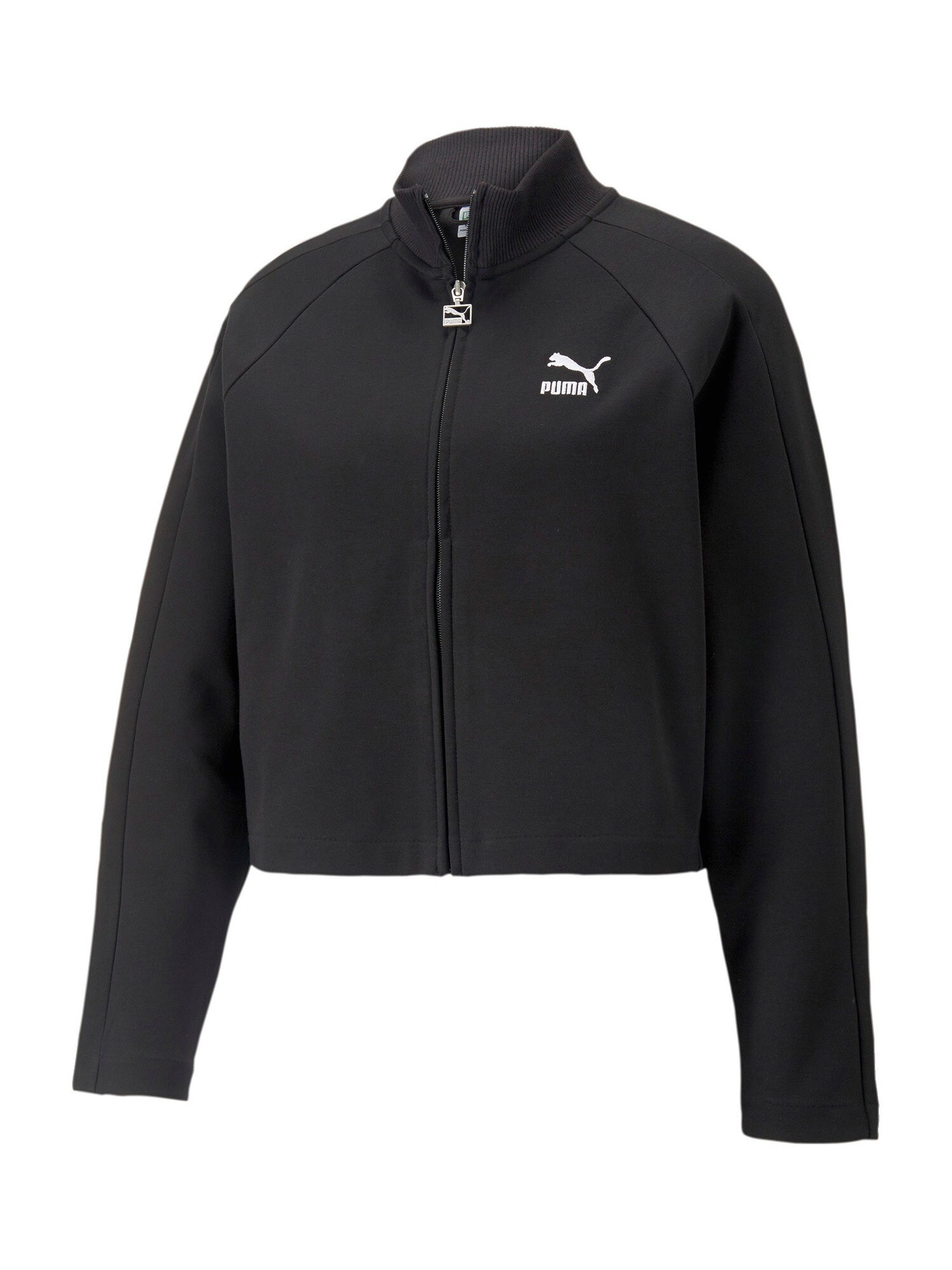 PUMA Tepláková bunda 'Track'  čierna / biela