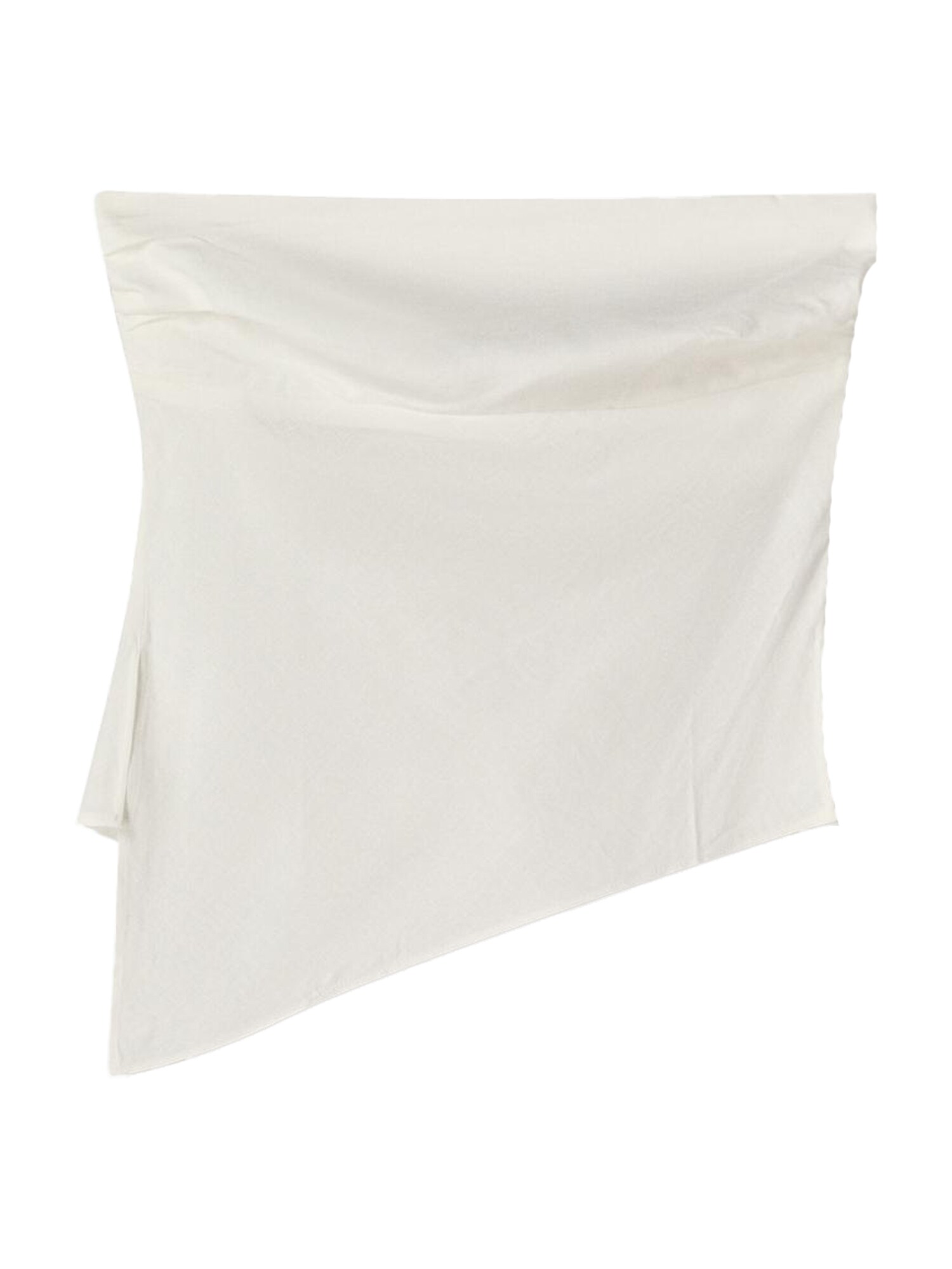 Bershka Top  alb murdar