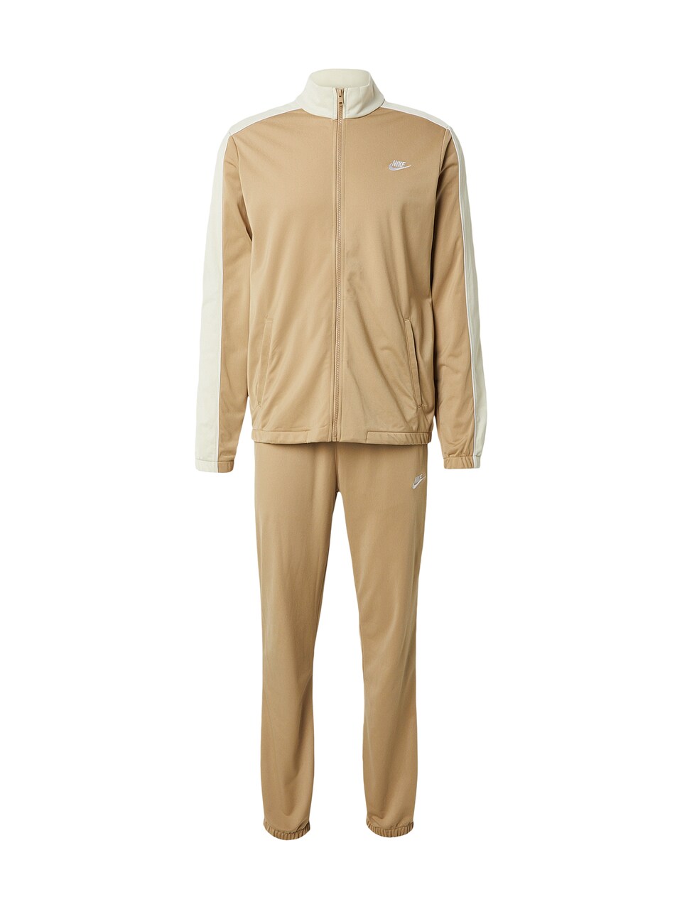 Träningsoverall 'CLUB' beige / ljusbeige