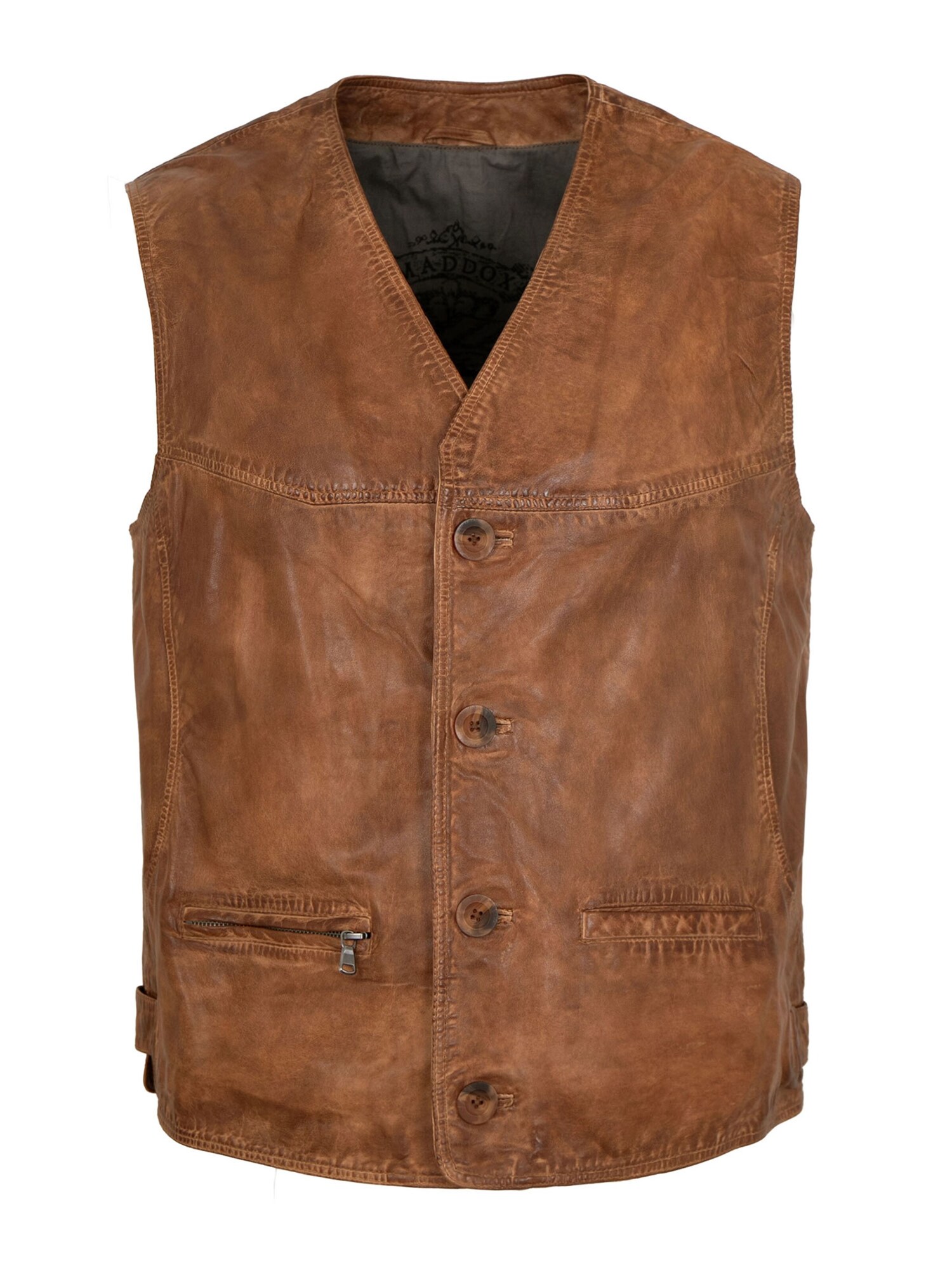MADDOX Chaleco 'Georgio'  cognac