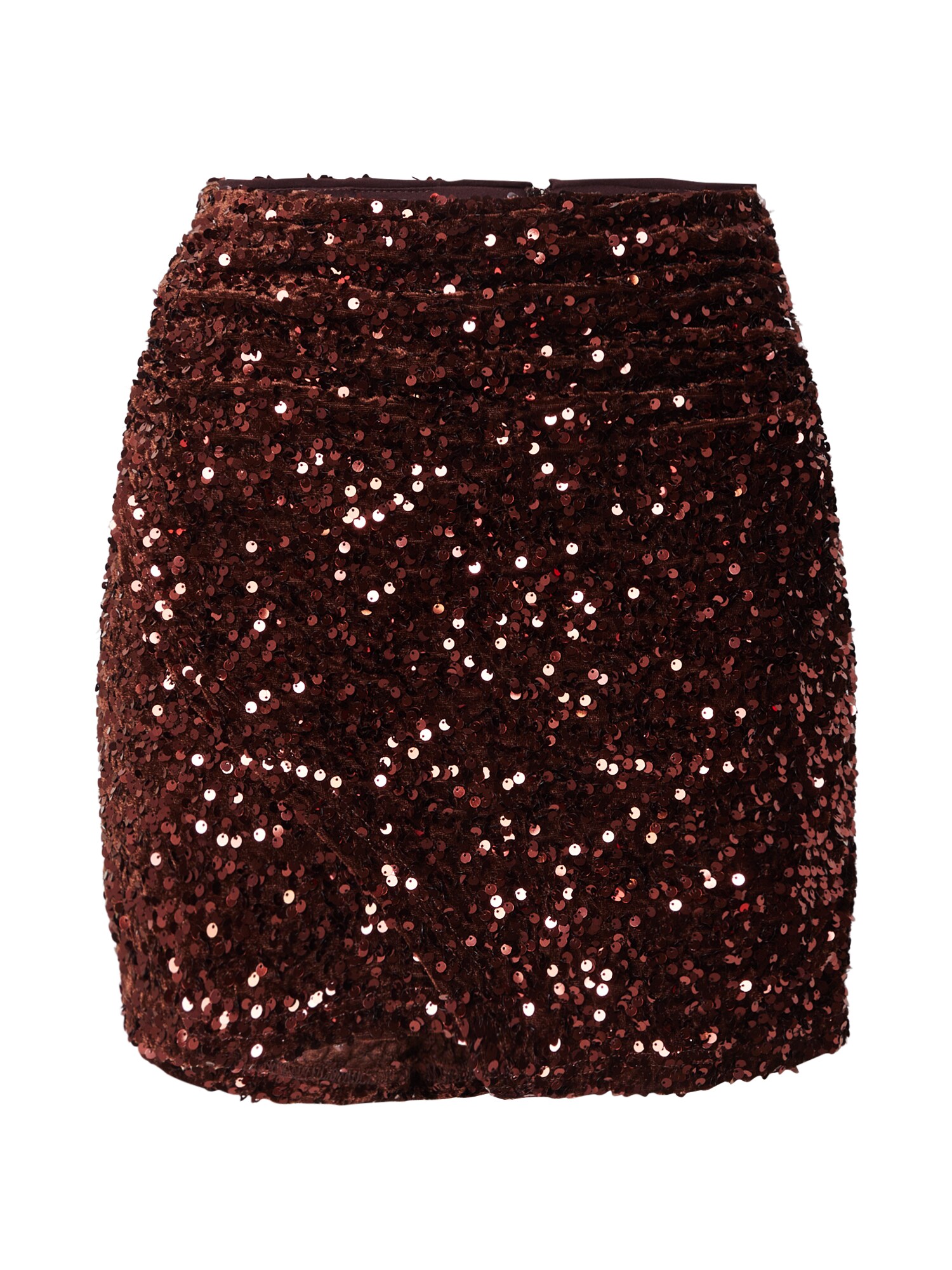 TOPSHOP Sukňa 'DOTTY'  čokoládová