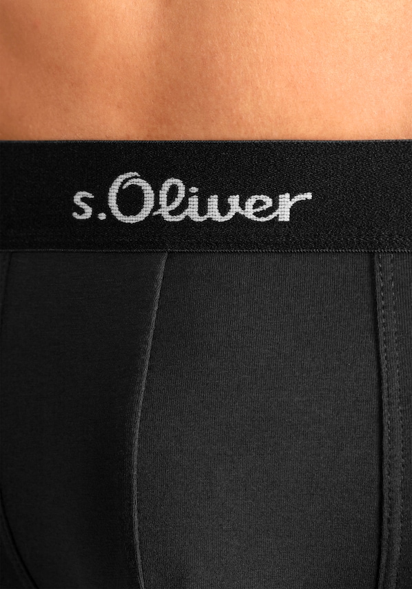 s.Oliver, Boxeralsók, fekete, 4 kép a 4 közül