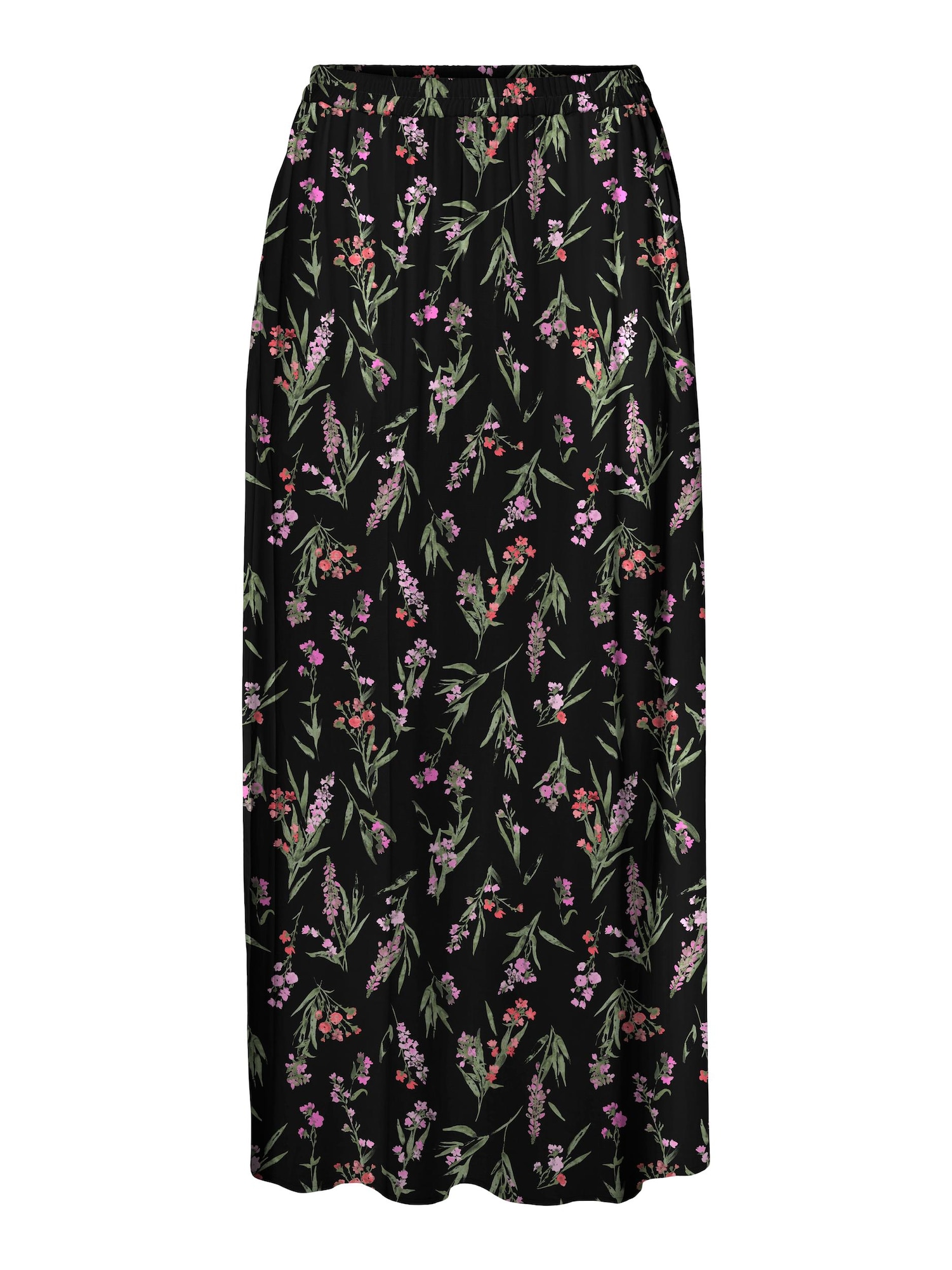 VERO MODA Saia 'EASY'  verde / rosa / vermelho / preto