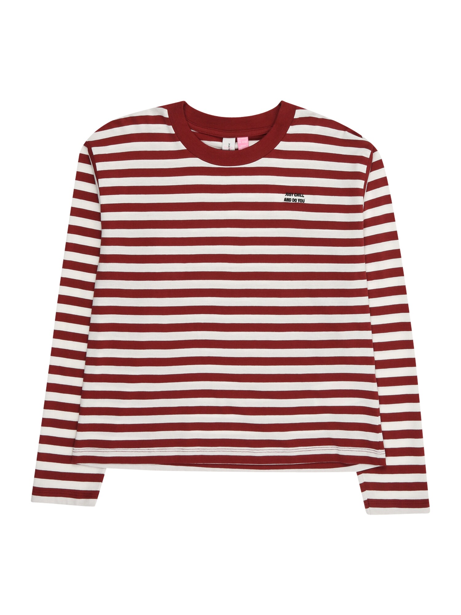 Vero Moda Girl Póló 'VMLEILA'  borvörös / fehér akciós termékkép 1