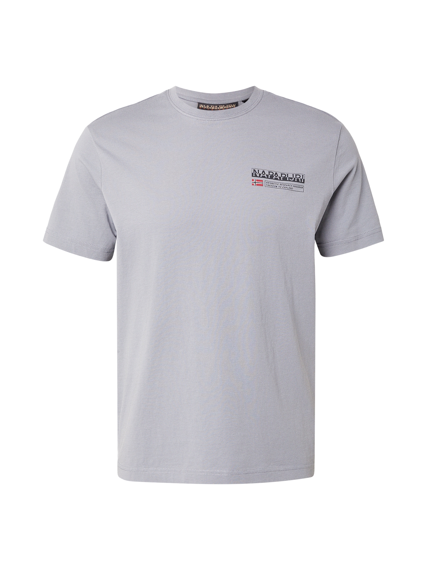 NAPAPIJRI Tricou 'S-KASBA'  gri / negru