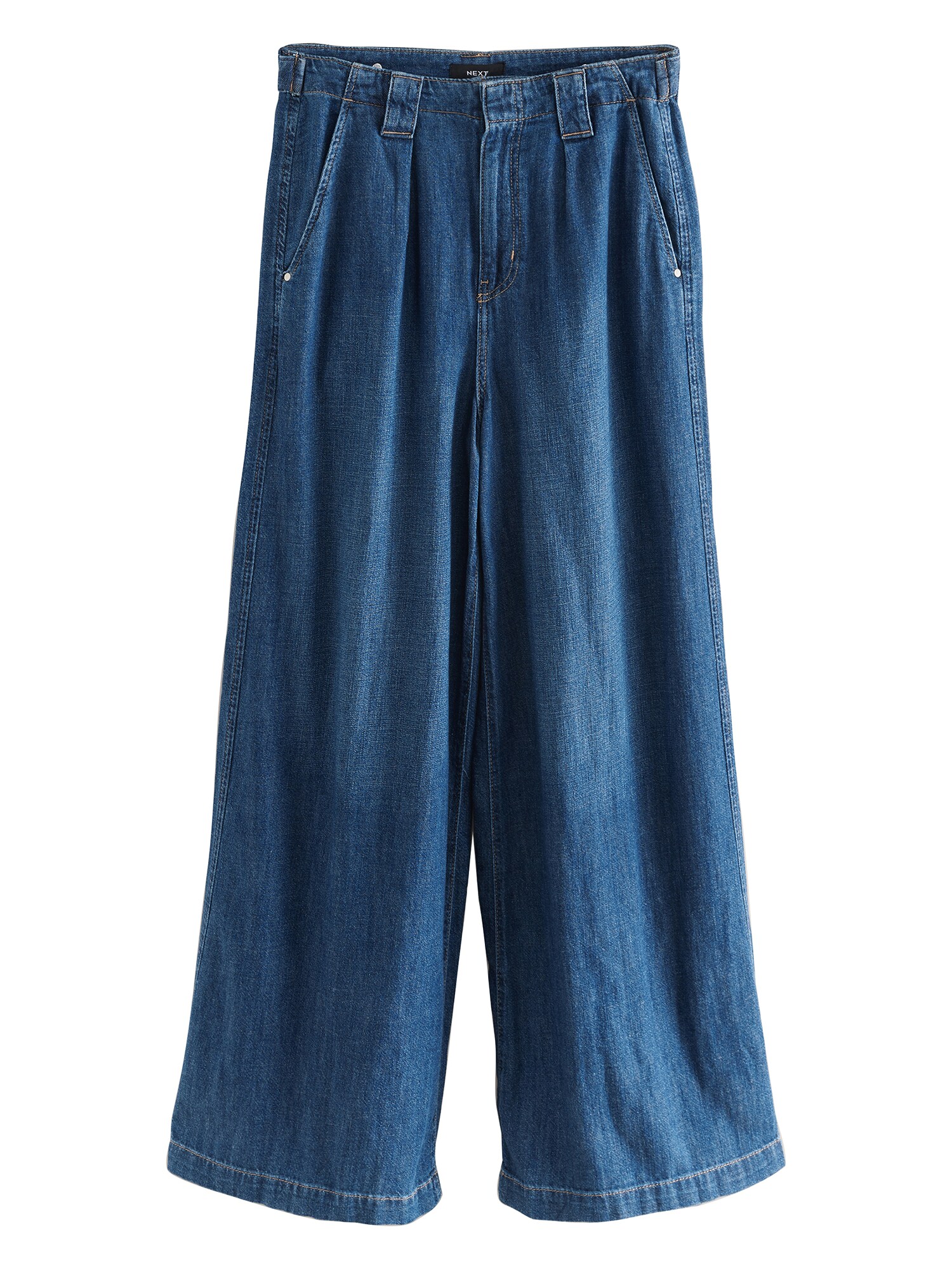 Next Pantaloni cu cute  albastru închis