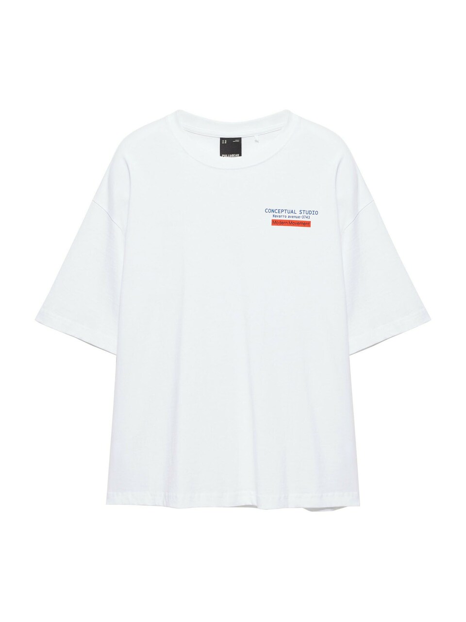 T-shirt blå / röd