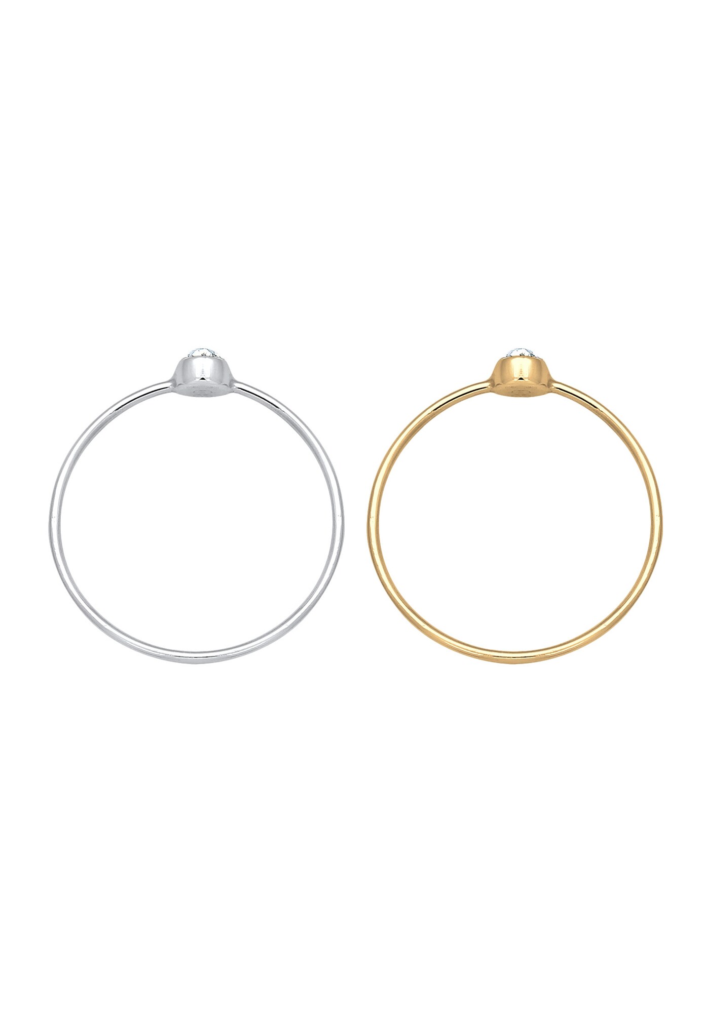 Thumbnail - ELLI Ring Kristall Ring, Solitär-Ring