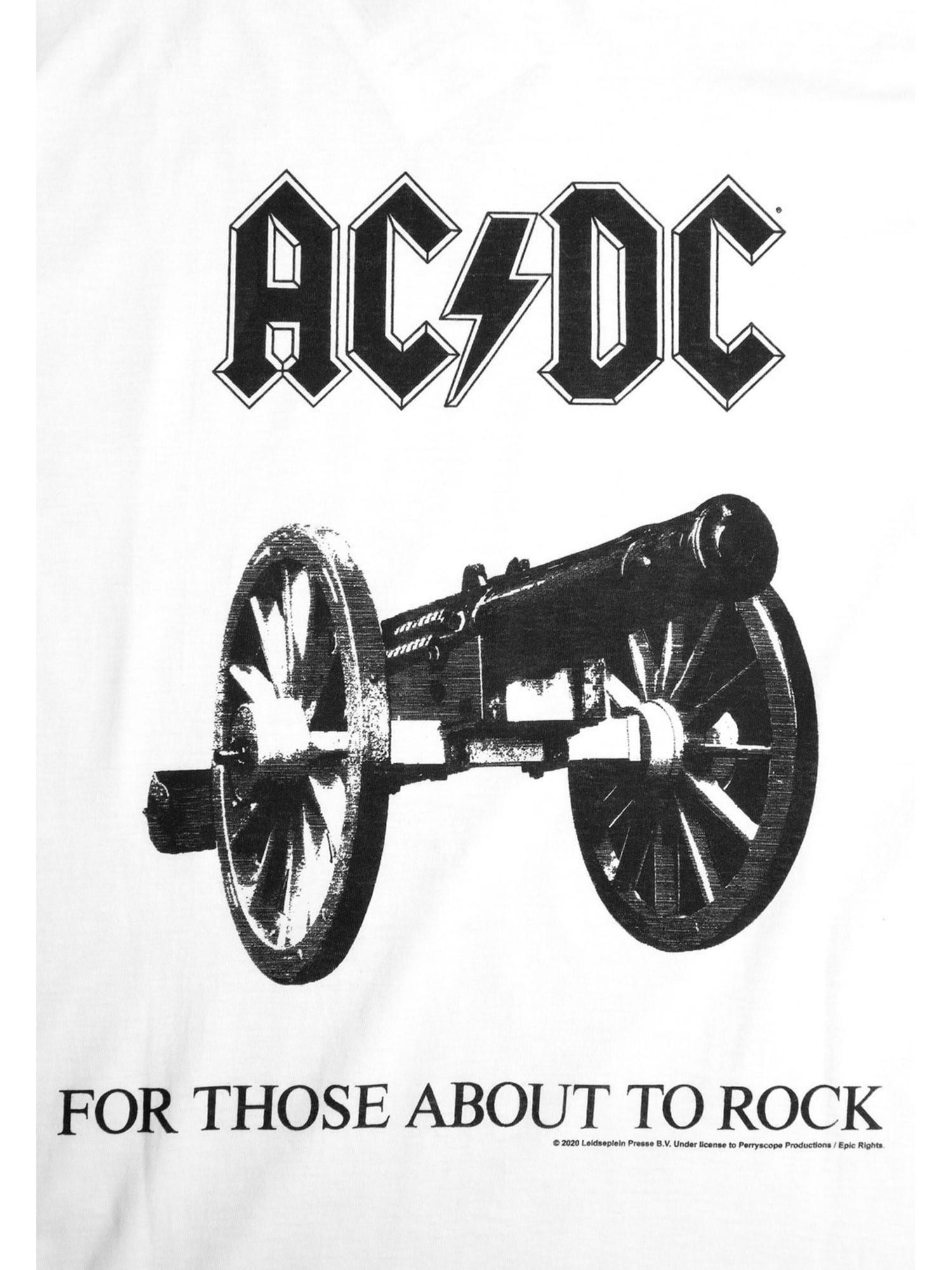 AC/DC Camiseta 'AC/DC For Those about to rock T-Shirt'  blanco – imagen 3