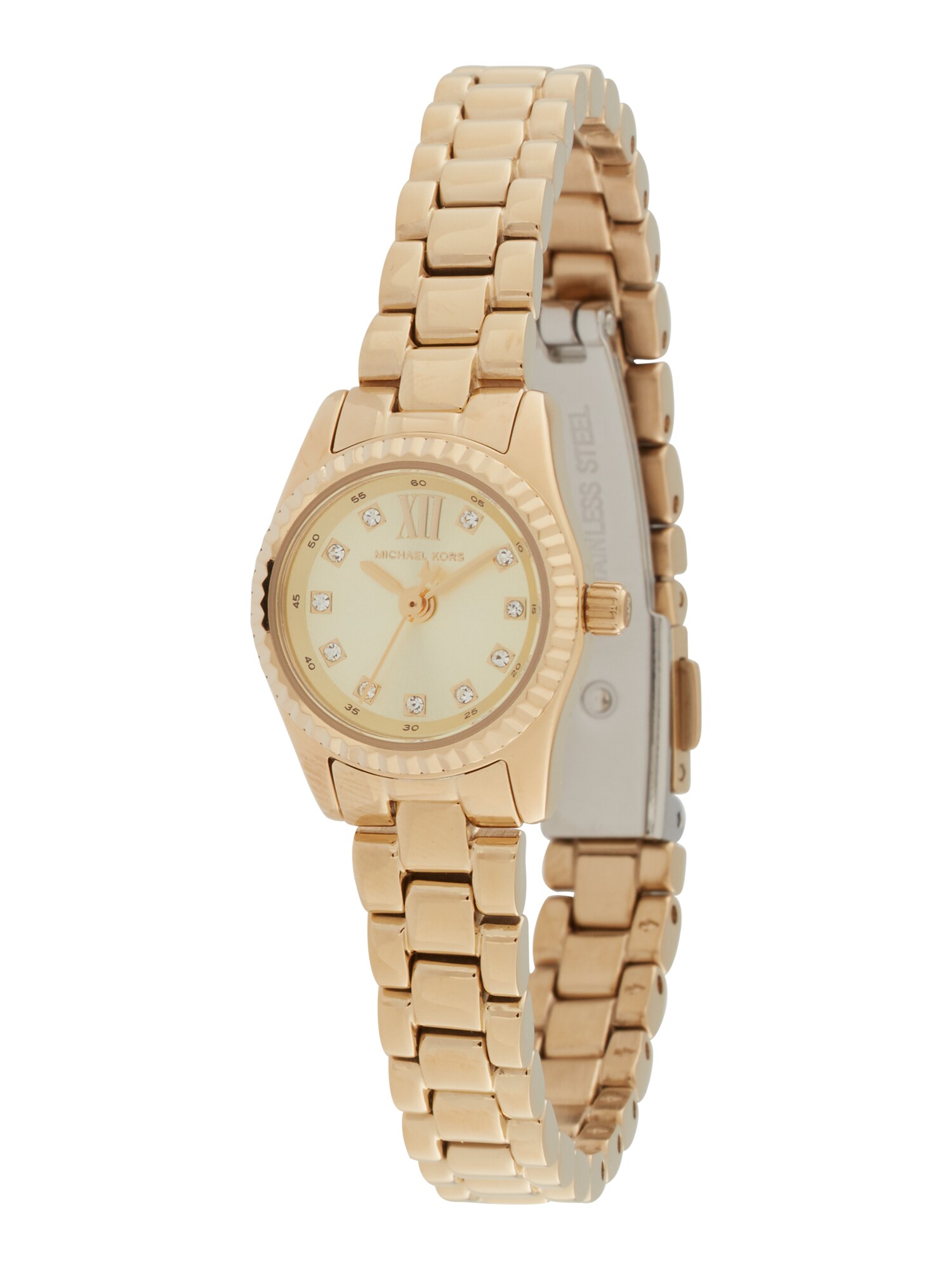 MICHAEL Michael Kors Ceas analogic LEXINGTON  auriu / transparent