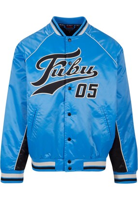 Fubu Tussenjas ‘Varsity’ Royal blue/koningsblauw / Zwart / Wit