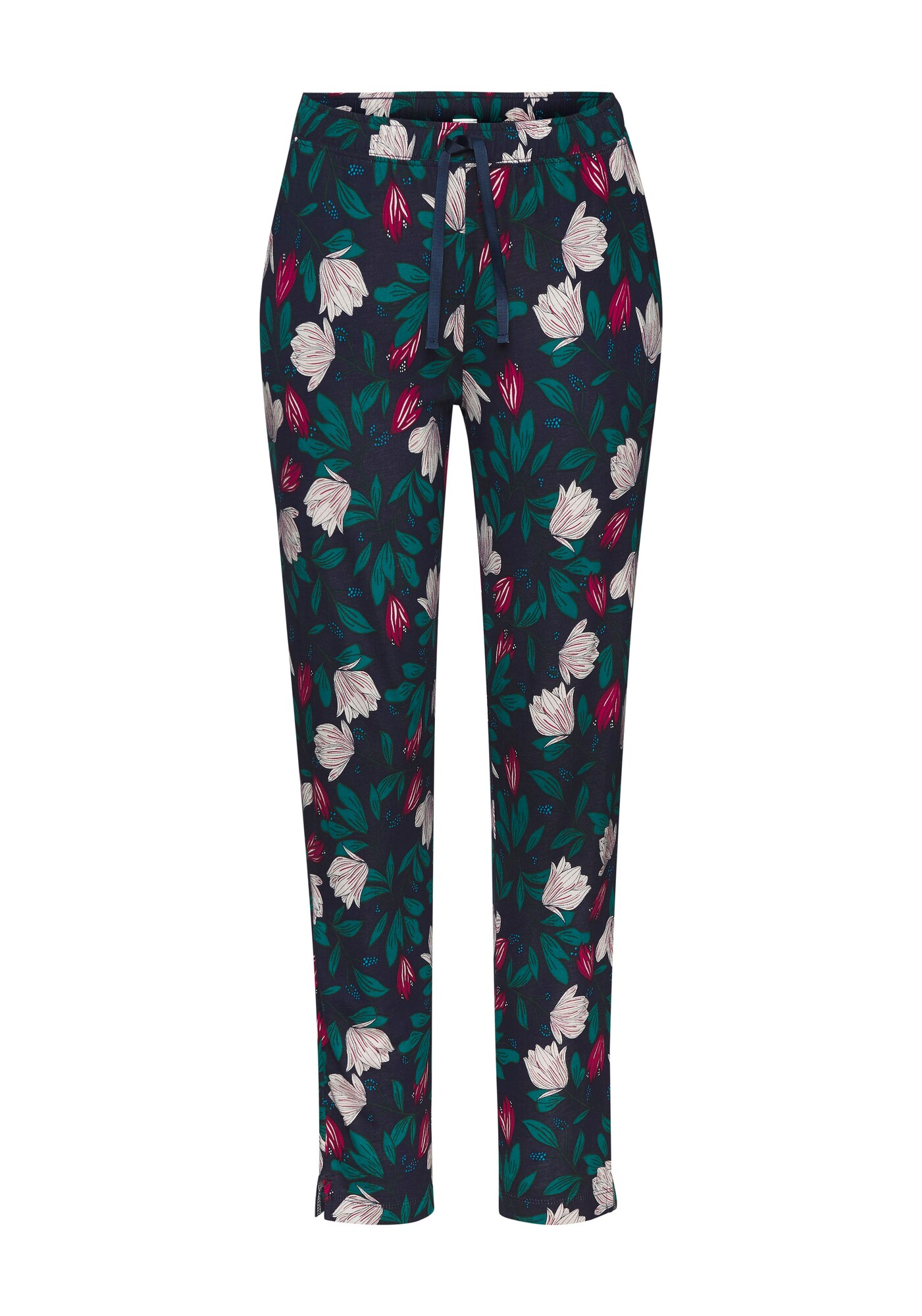 s.Oliver Pantaloni de pijama  albastru marin / verde smarald / roșu vin / alb